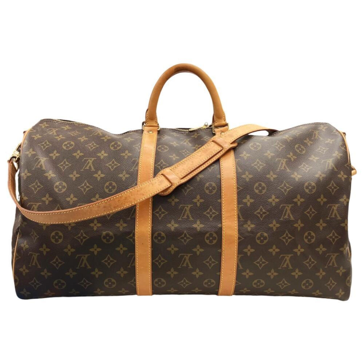 Louis Vuitton Monogram Brown Monogram Boston Bag Shoulder Bag (Pre-Owned)