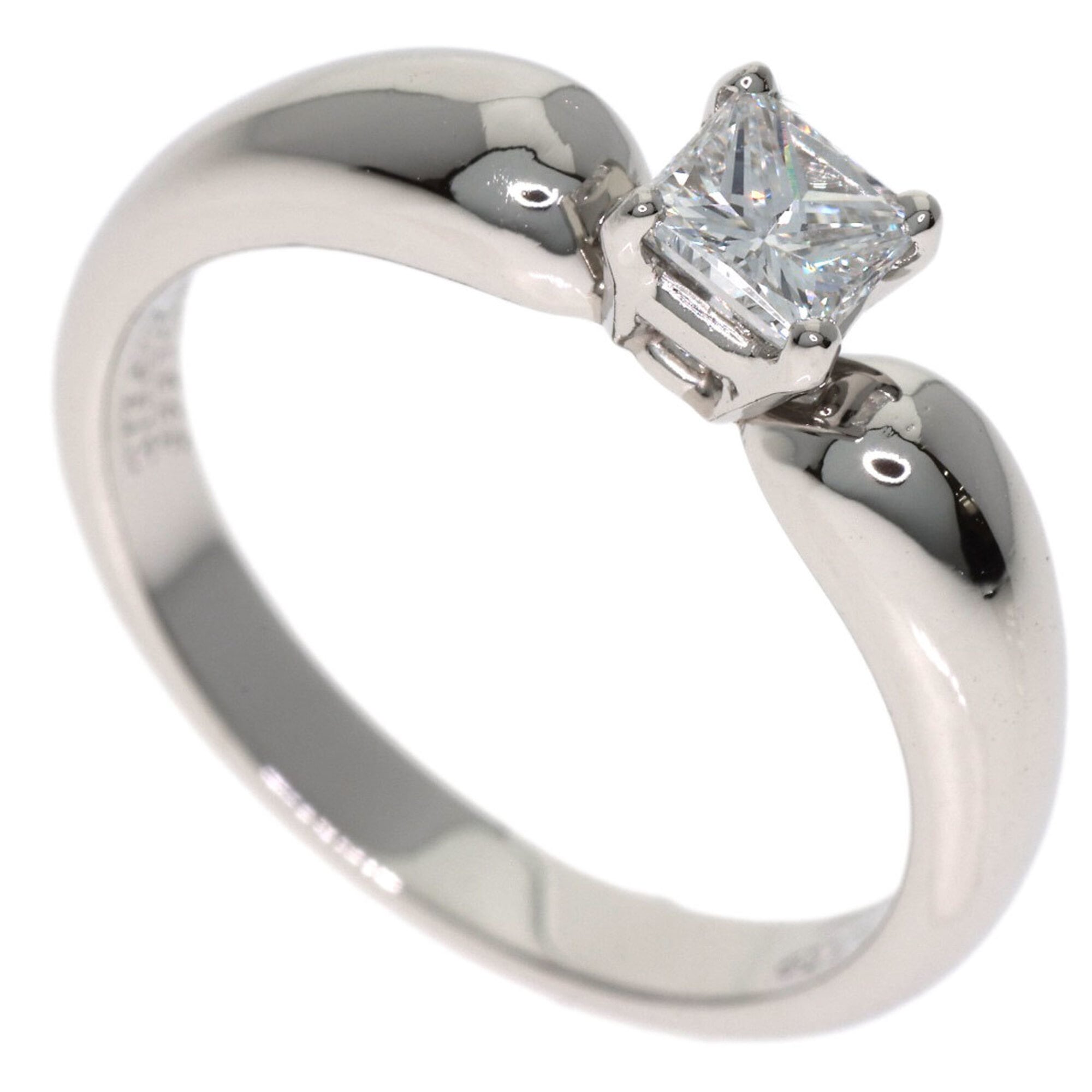 Van Cleef & Arpels Platinum 1000 Band Ring (Pre-Owned)