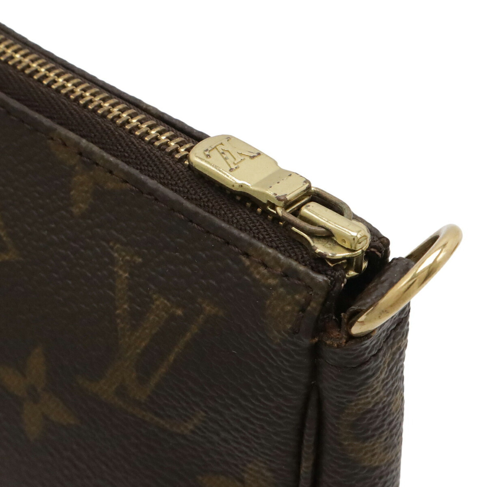 Louis Vuitton Monogram Brown Monogram Handbag Pochette (Pre-Owned)