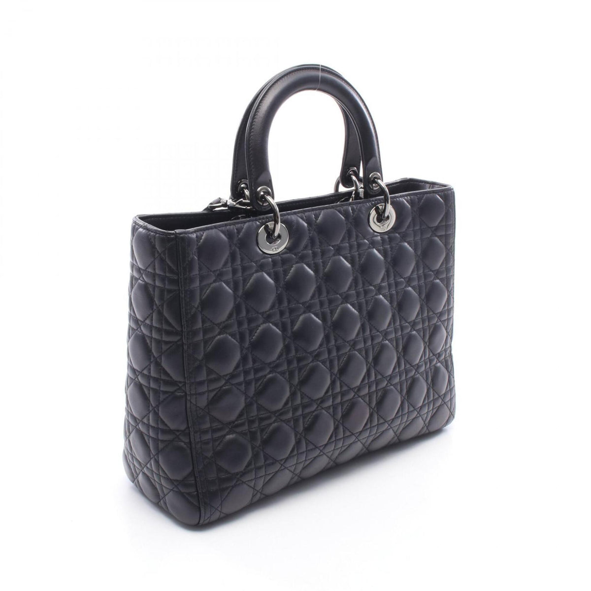 Christian Dior Black Leather Handbag (Pre-Owned)