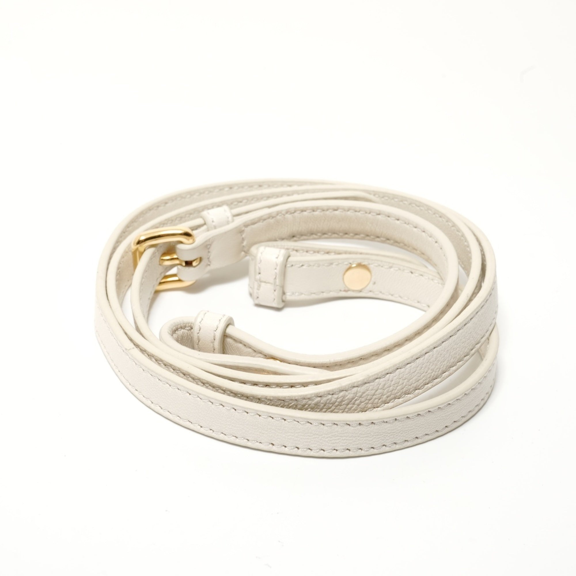Prada White Wool Shoulder Bag (Pre-Owned)