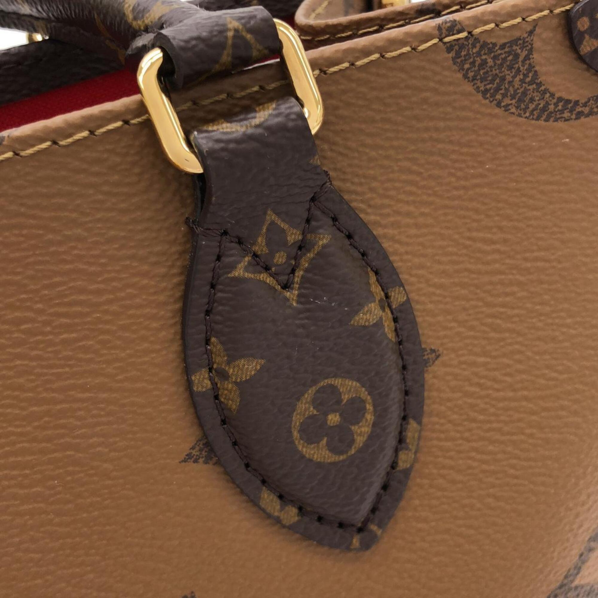 Louis Vuitton Brown Coated Canvas Handbag (Pre-Owned)