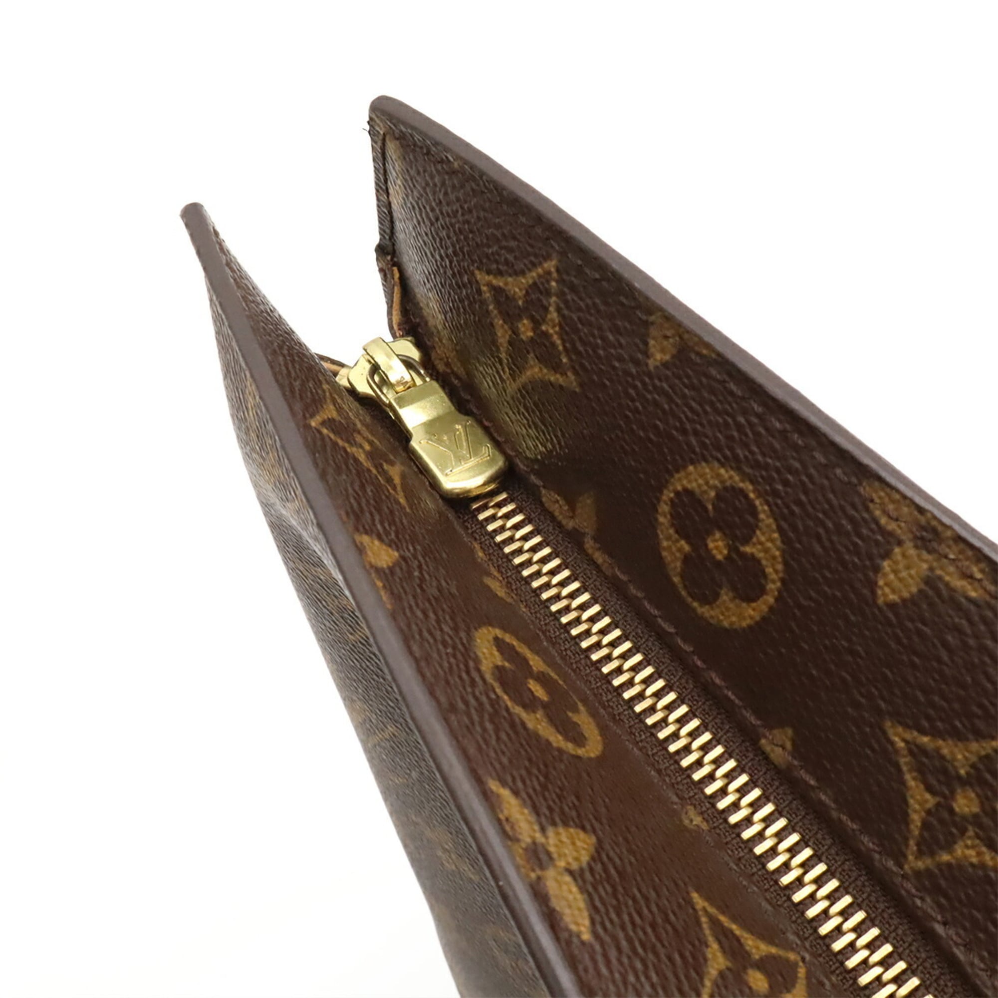 Louis Vuitton Brown Monogram Canvas Shoulder Bag Tote Bag (Pre-Owned)
