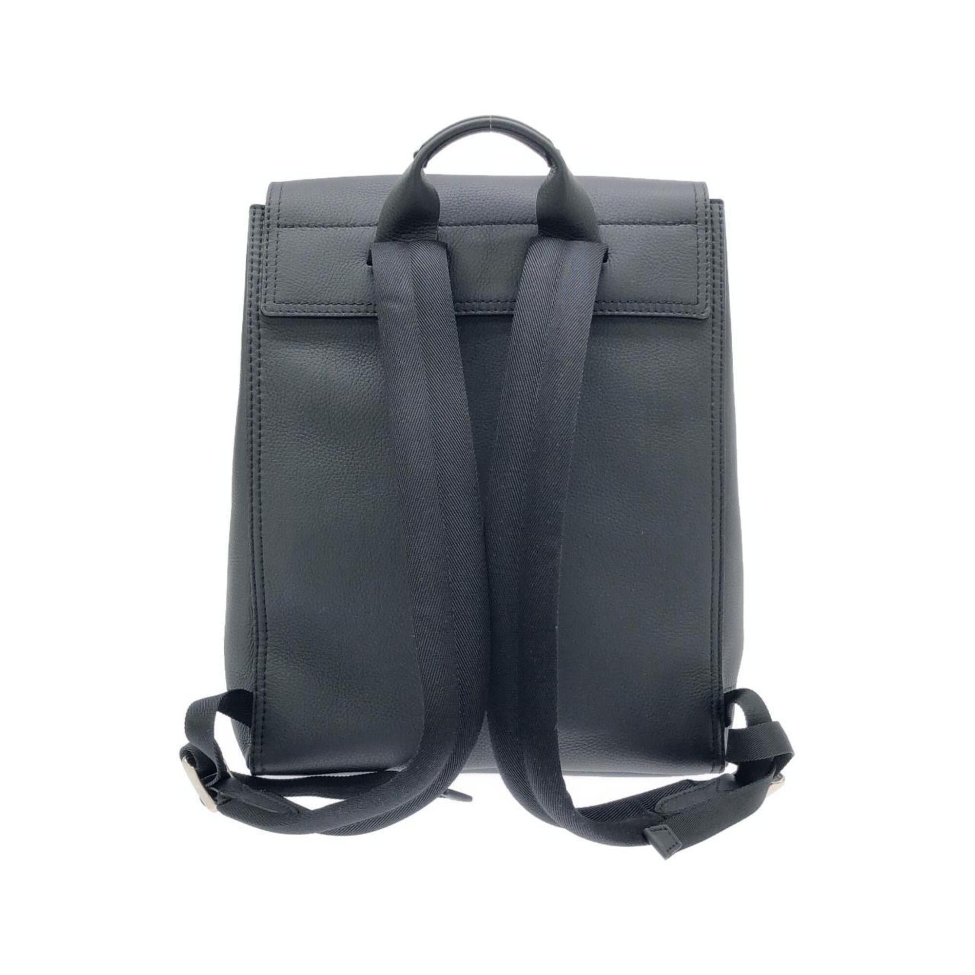 Louis Vuitton Black Suede Leather Backpack (Pre-Owned)