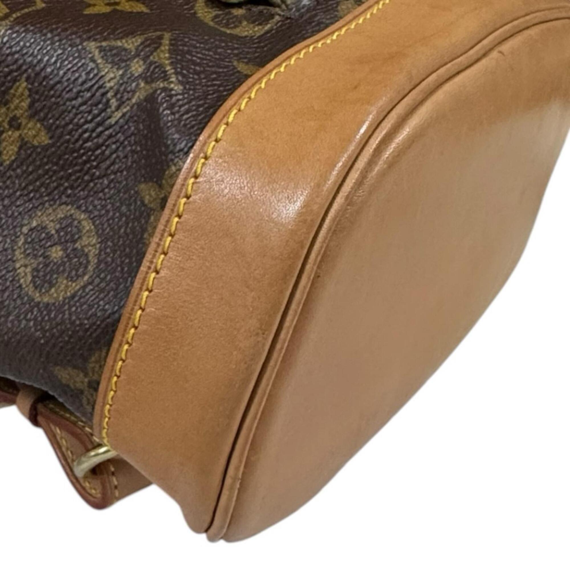 Louis Vuitton Brown Monogram Canvas Backpack (Pre-Owned)