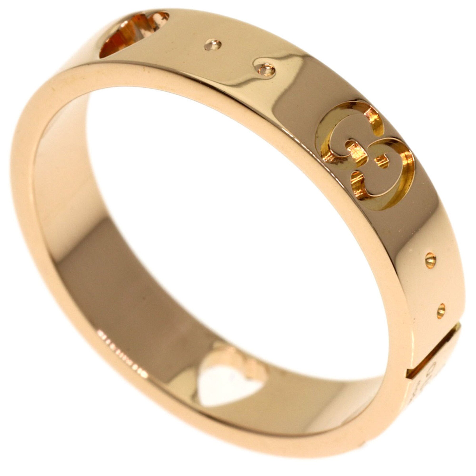 Gucci Icon Pink Gold (18K) Band Ring (Pre-Owned)