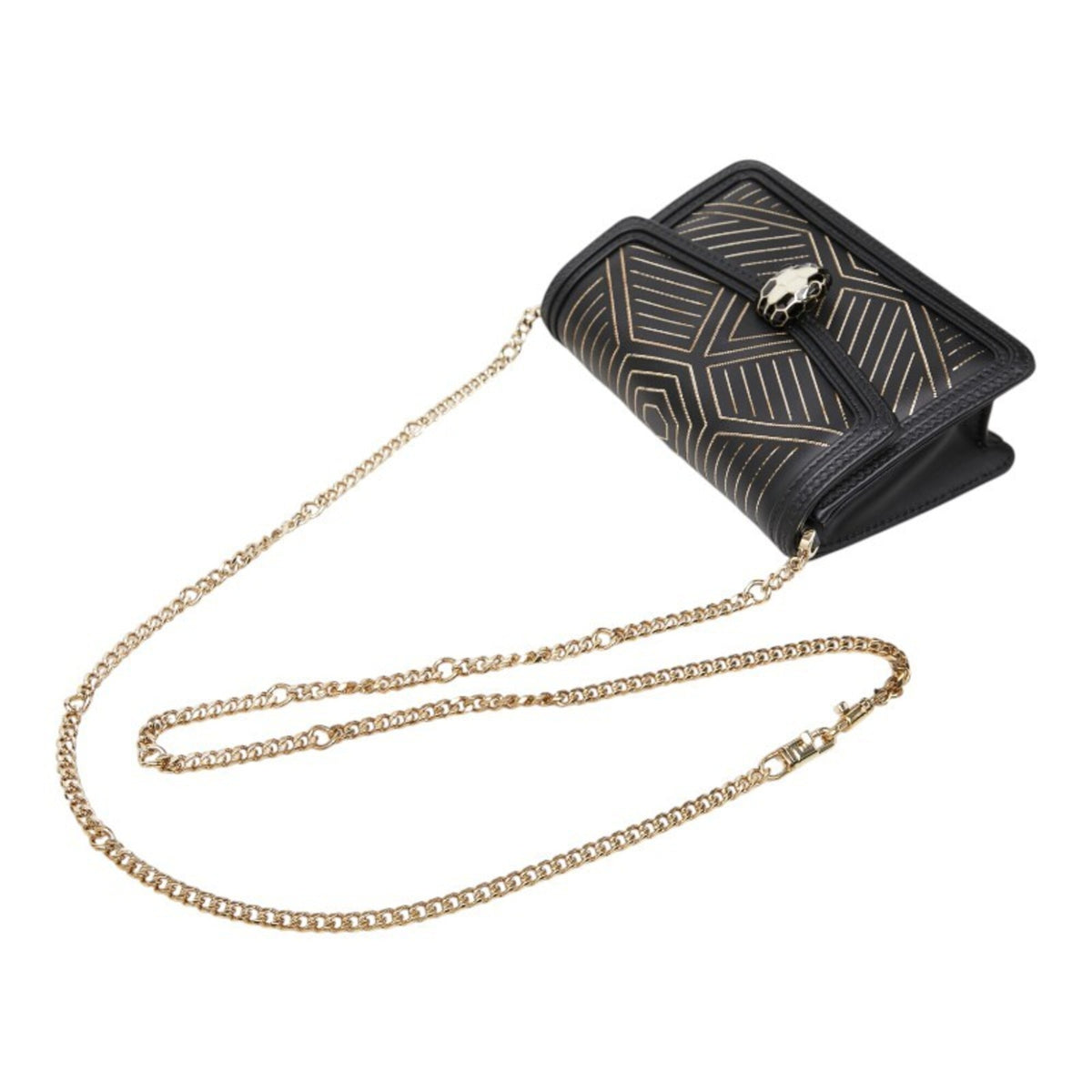 Bvlgari Black Leather Shoulder Bag (Pre-Owned)