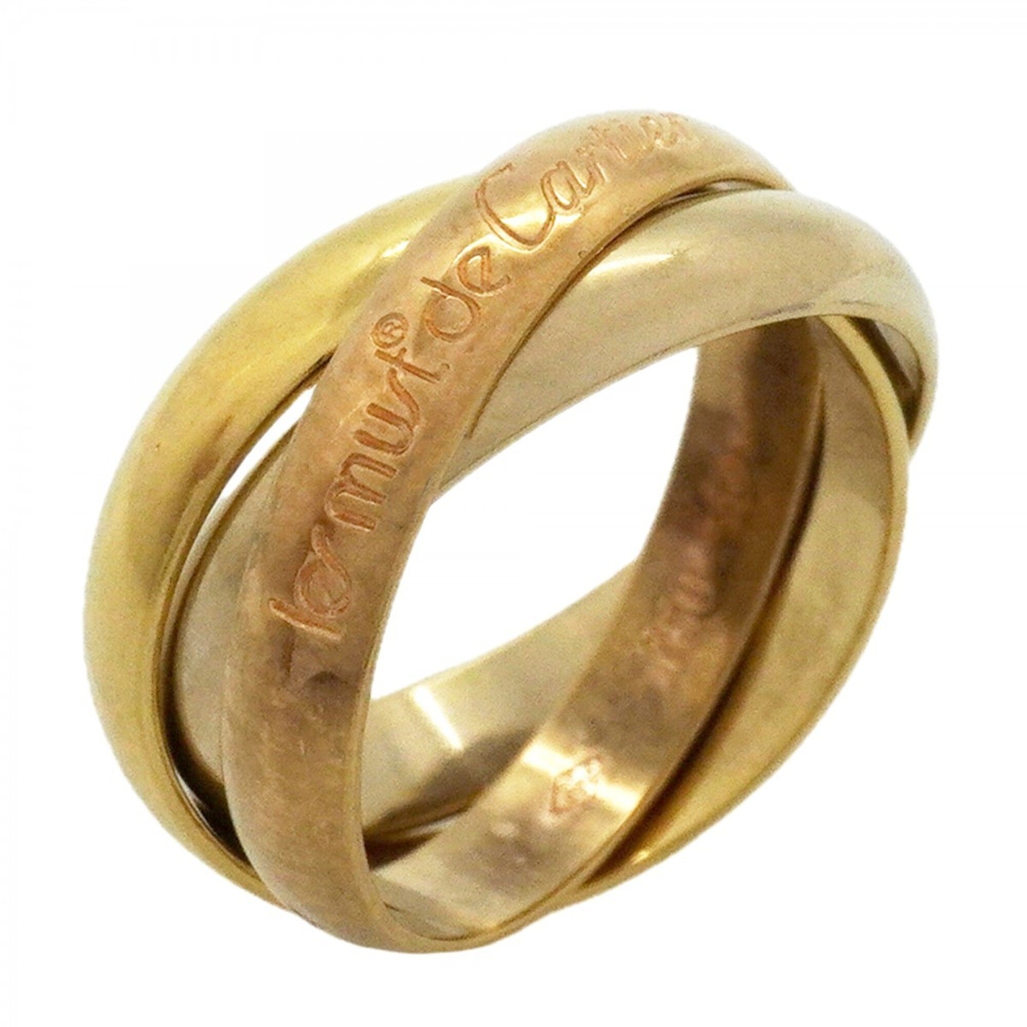 Cartier Yellow Gold (18K) Pink Gold (18K) White Gold (18K) Band Ring (Pre-Owned)