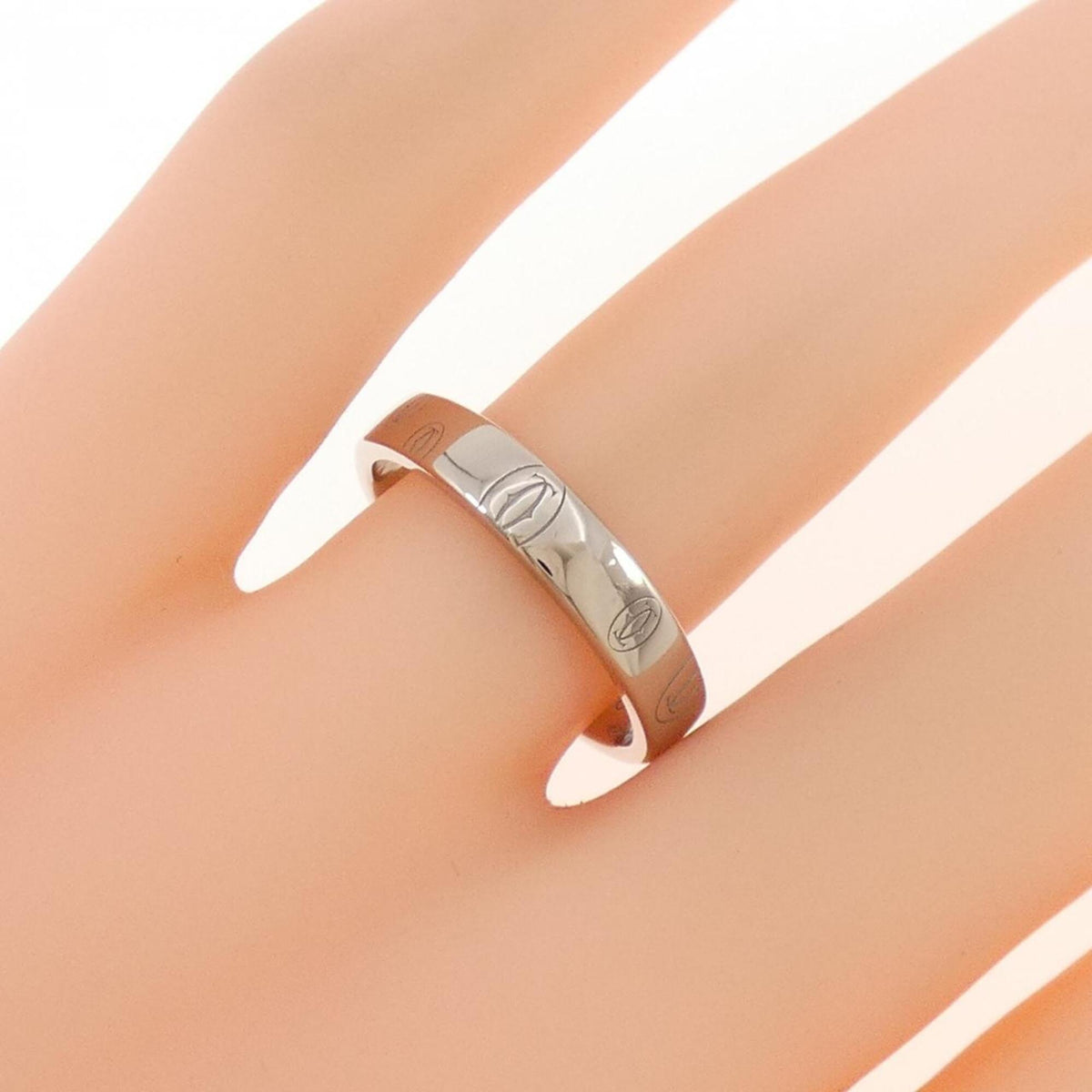 Cartier White Gold (18K) Band Ring (Pre-Owned)