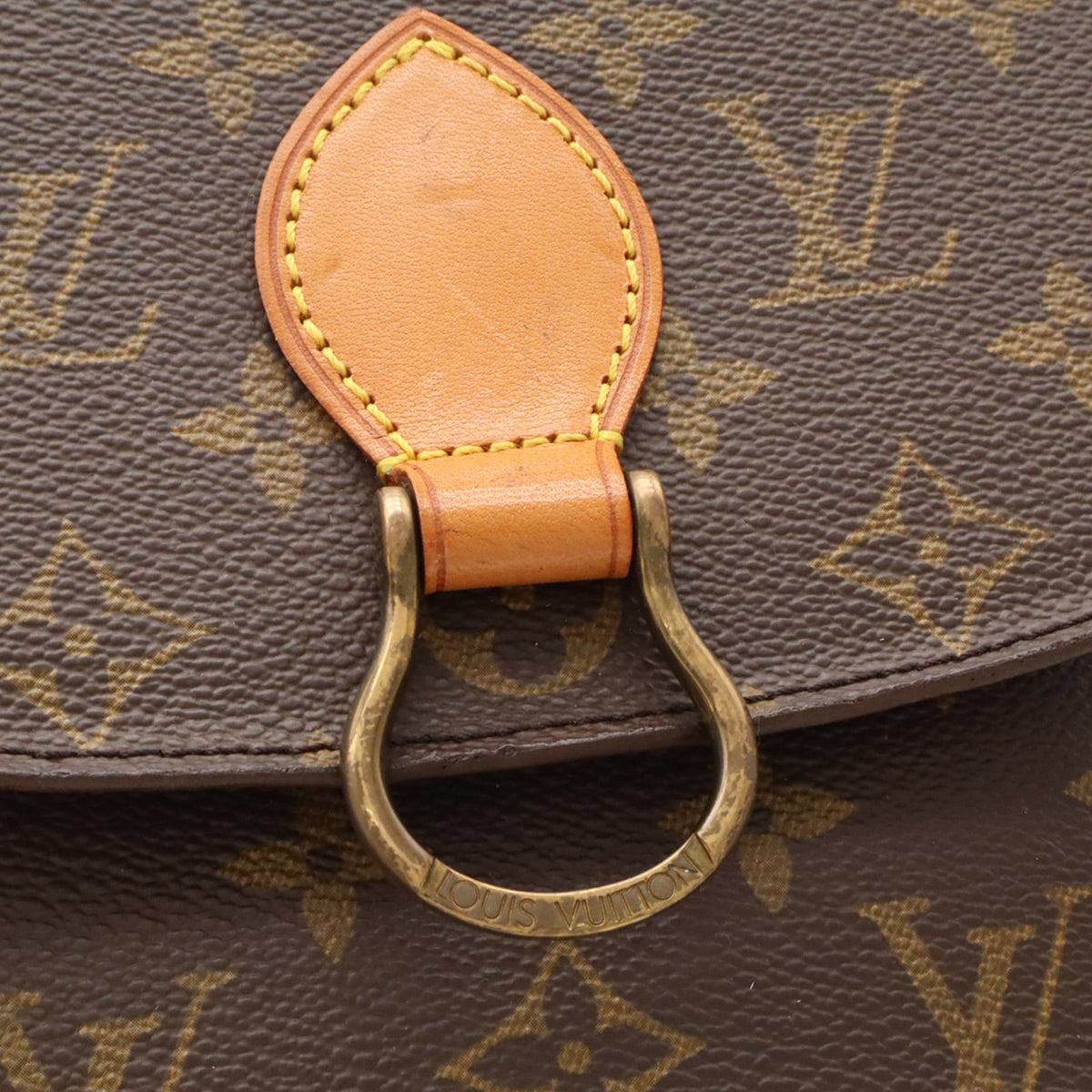 Louis Vuitton Brown Galle Monogram Monogram Pochette Shoulder Bag (Pre-Owned)