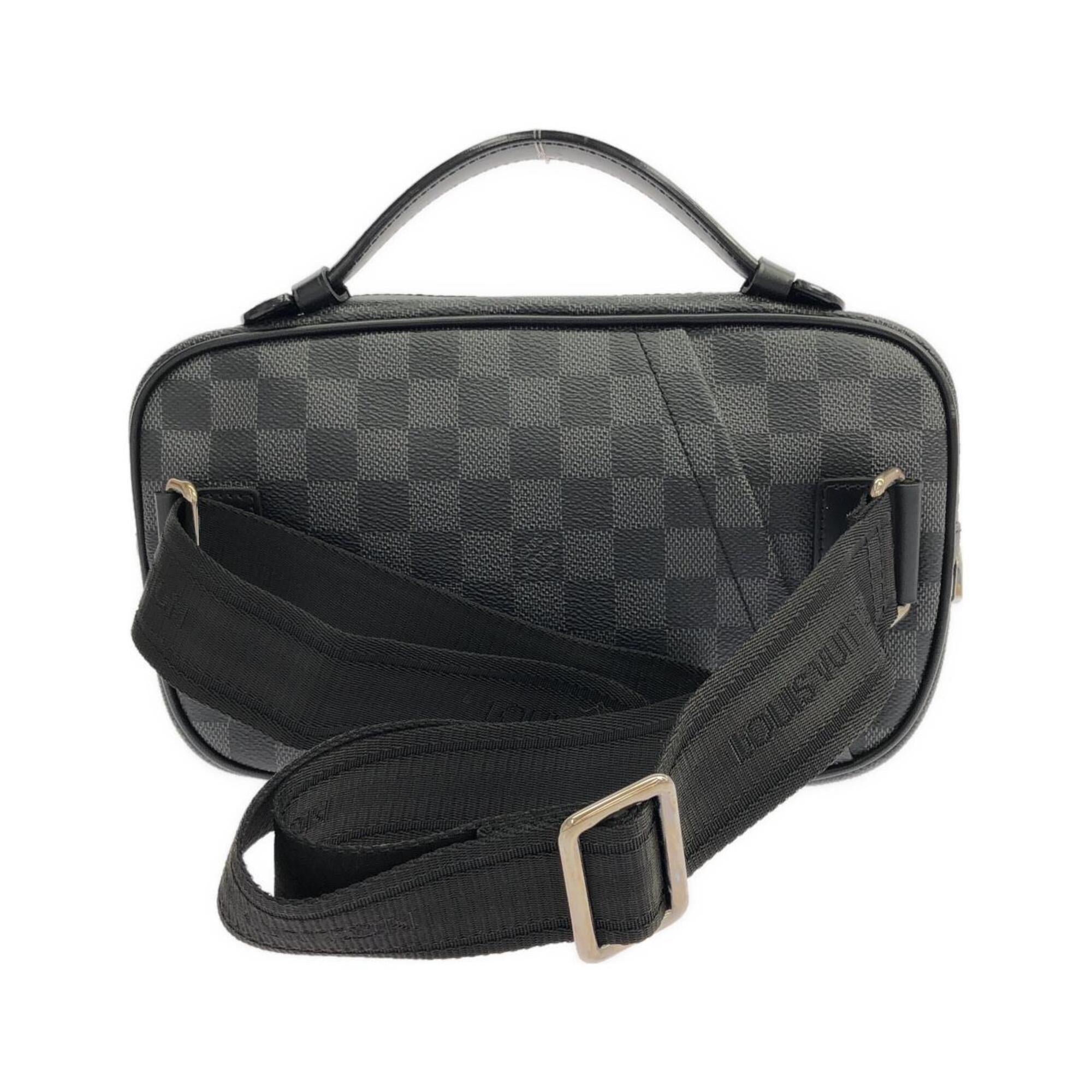 Louis Vuitton Graphite Coated Canvas Shoulder Bag (Pre-Owned)