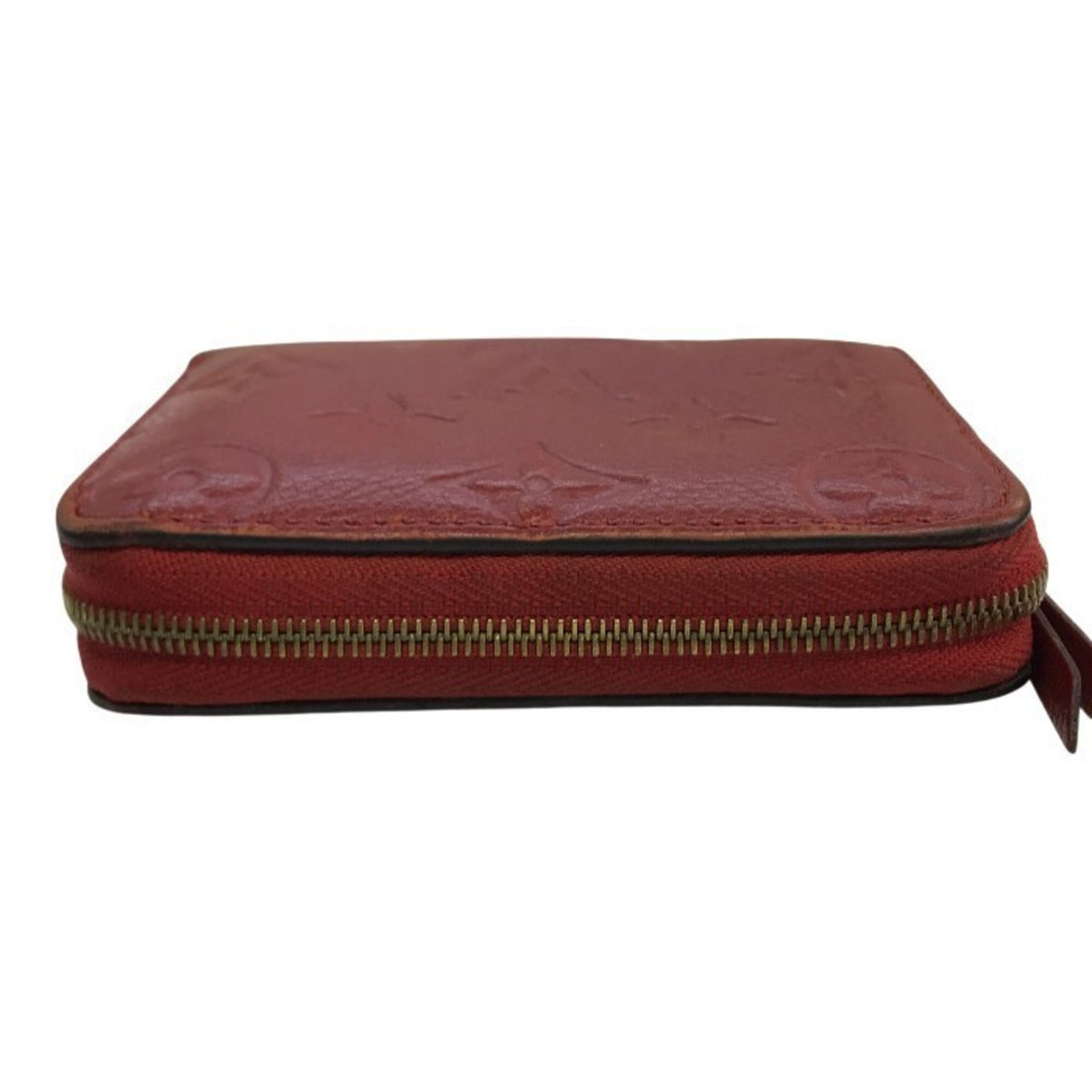 Louis Vuitton Monogram Empreinte Red Color Leather Coin Purse/Coin Case (Pre-Owned)
