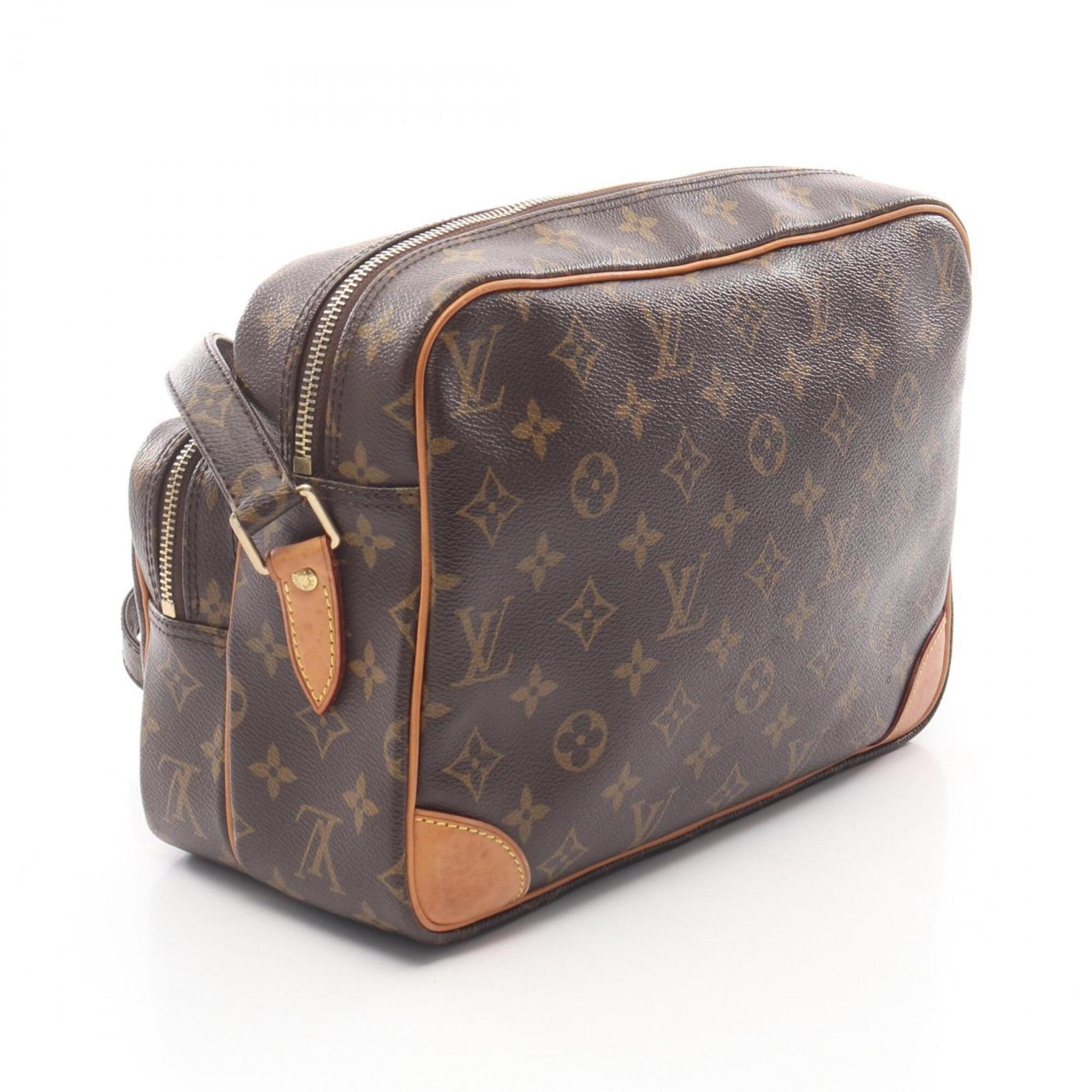 Louis Vuitton Brown Monogram Pvc Leather Handbag Shoulder Bag (Pre-Owned)