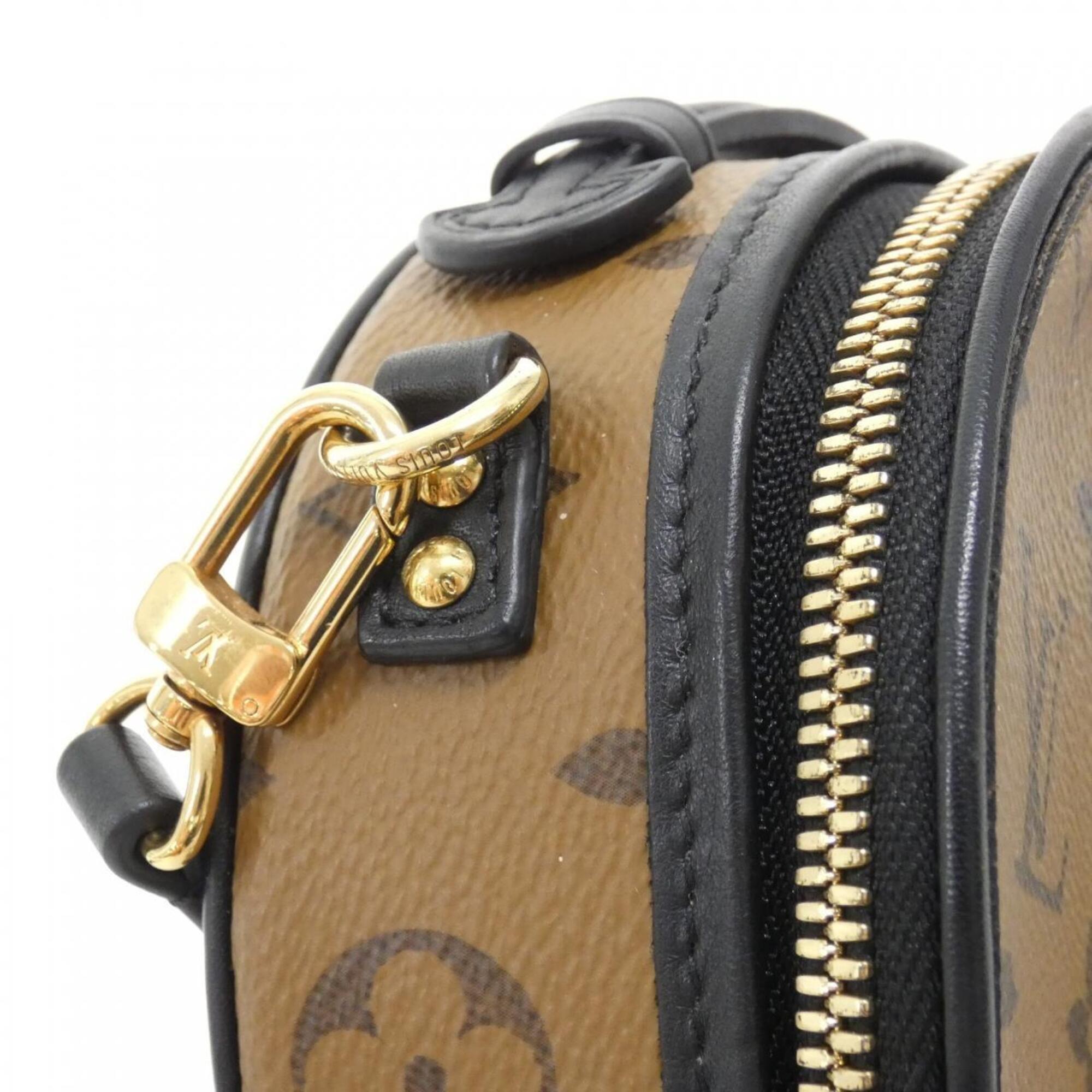 Louis Vuitton Marron Coated Canvas Shoulder Bag (Pre-Owned)