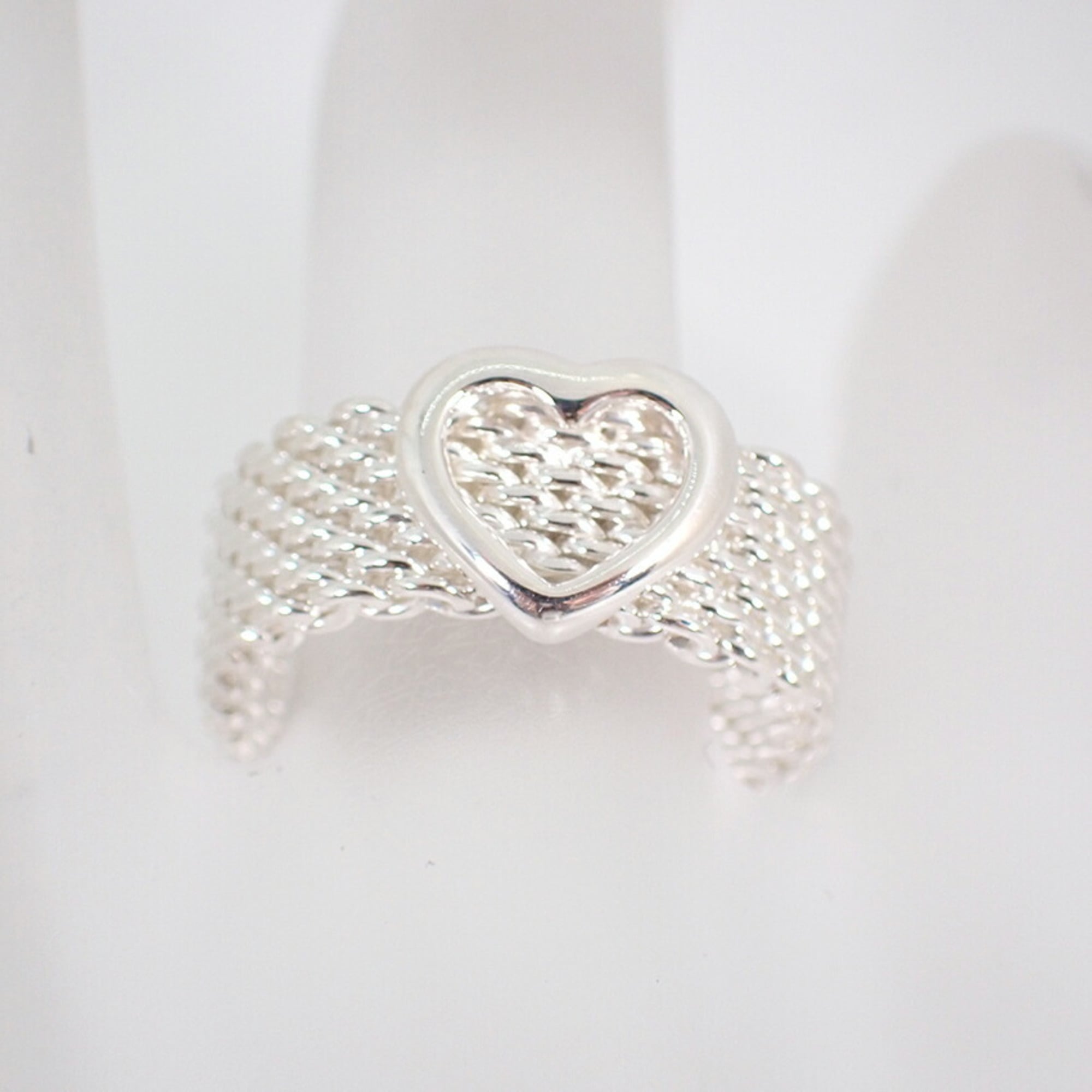 Tiffany Silver Sterling Silver 925 Band Ring (Pre-Owned)