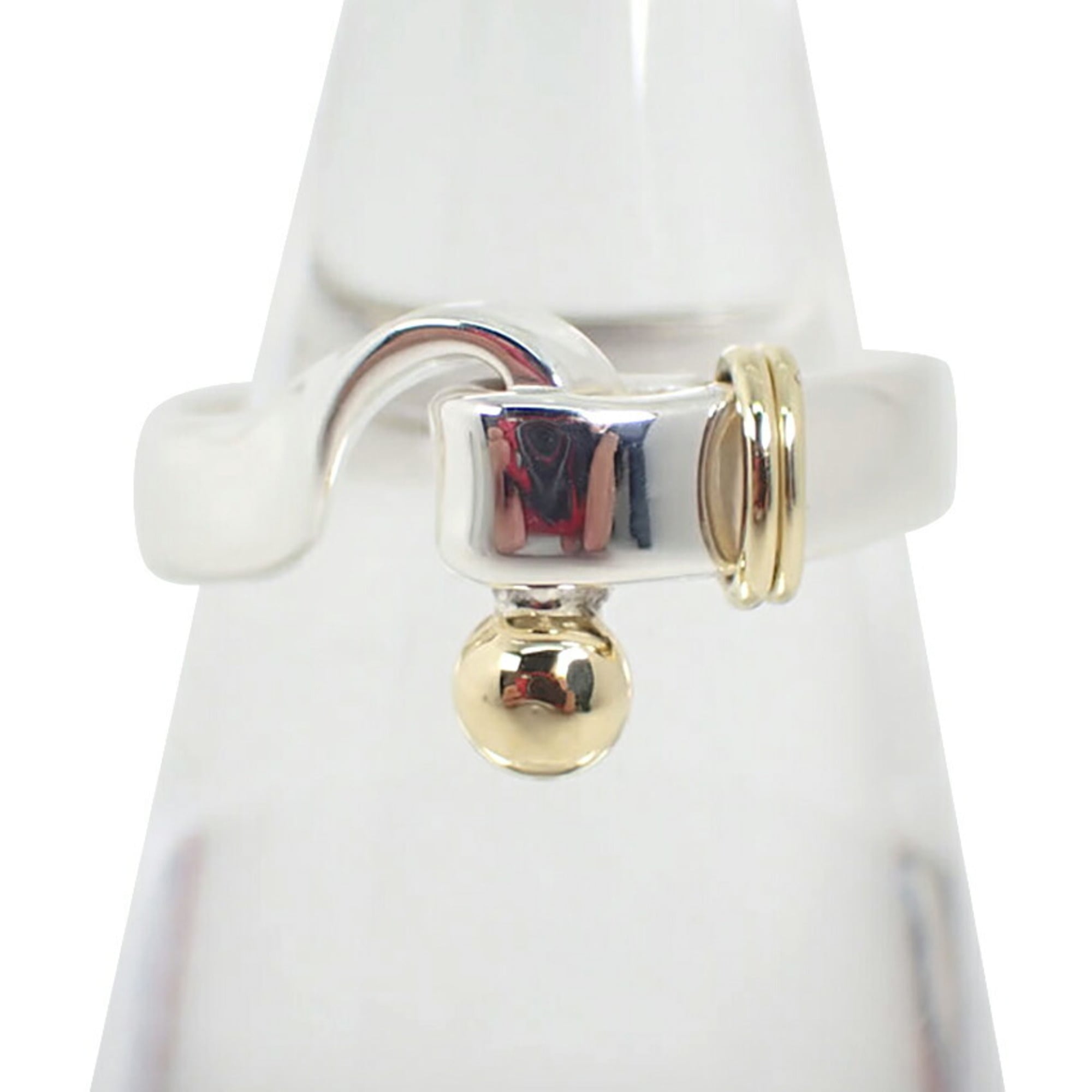 Tiffany Yellow Gold (18K) Sterling Silver 925 Band Ring (Pre-Owned)