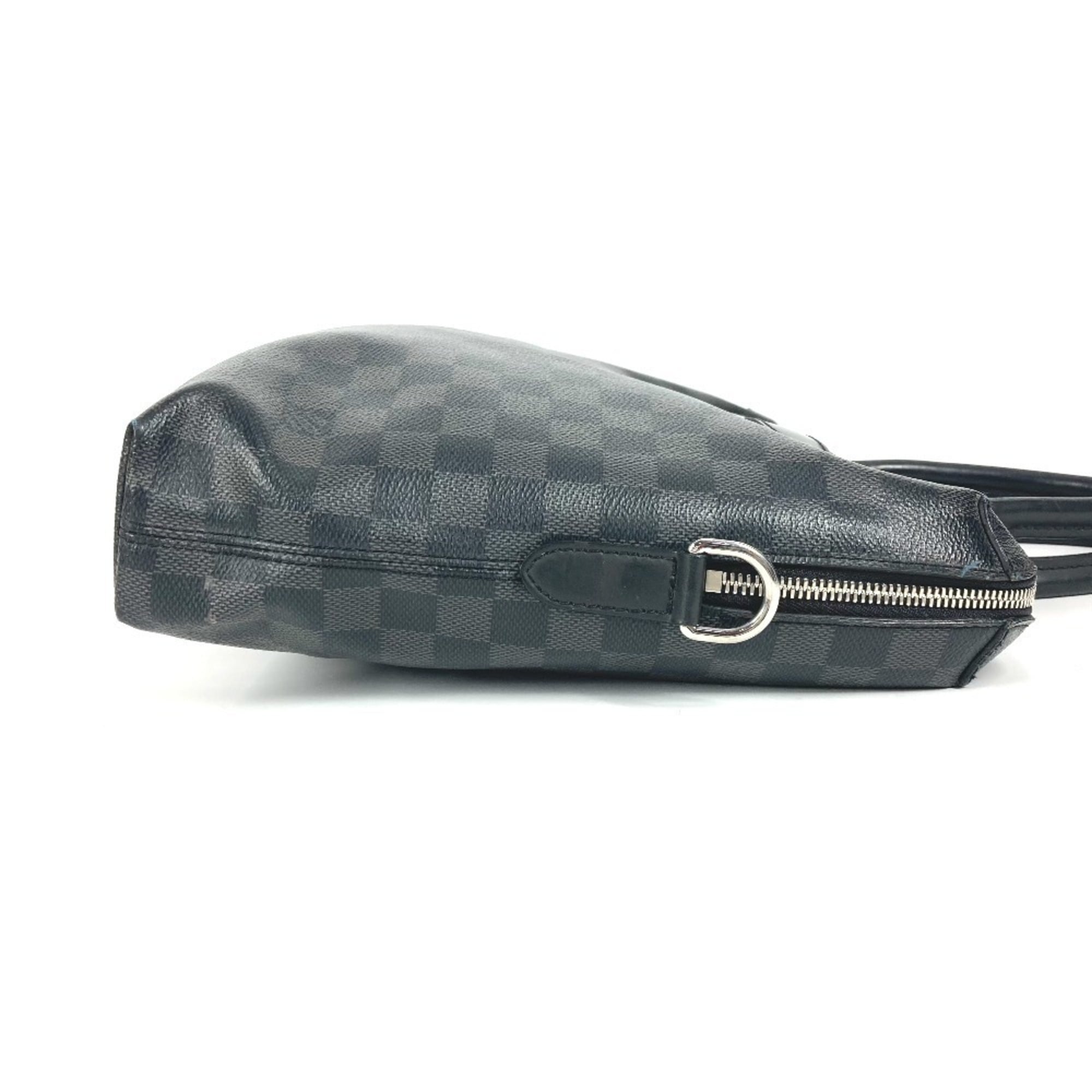 Louis Vuitton Black Damier Graphite Briefcase Shoulder Bag (Pre-Owned)