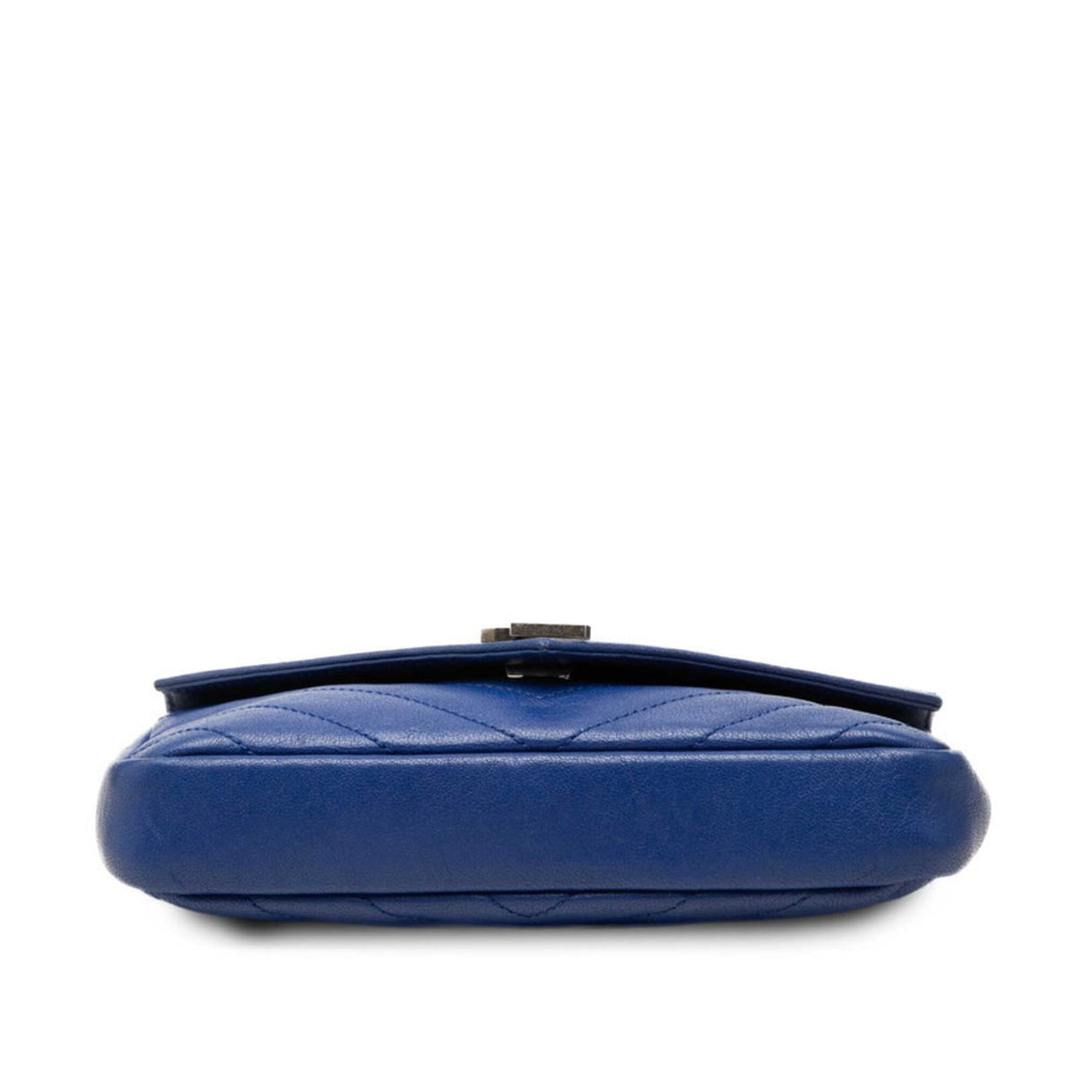 Saint Laurent Blue Leather Handbag Shoulder Bag (Pre-Owned)