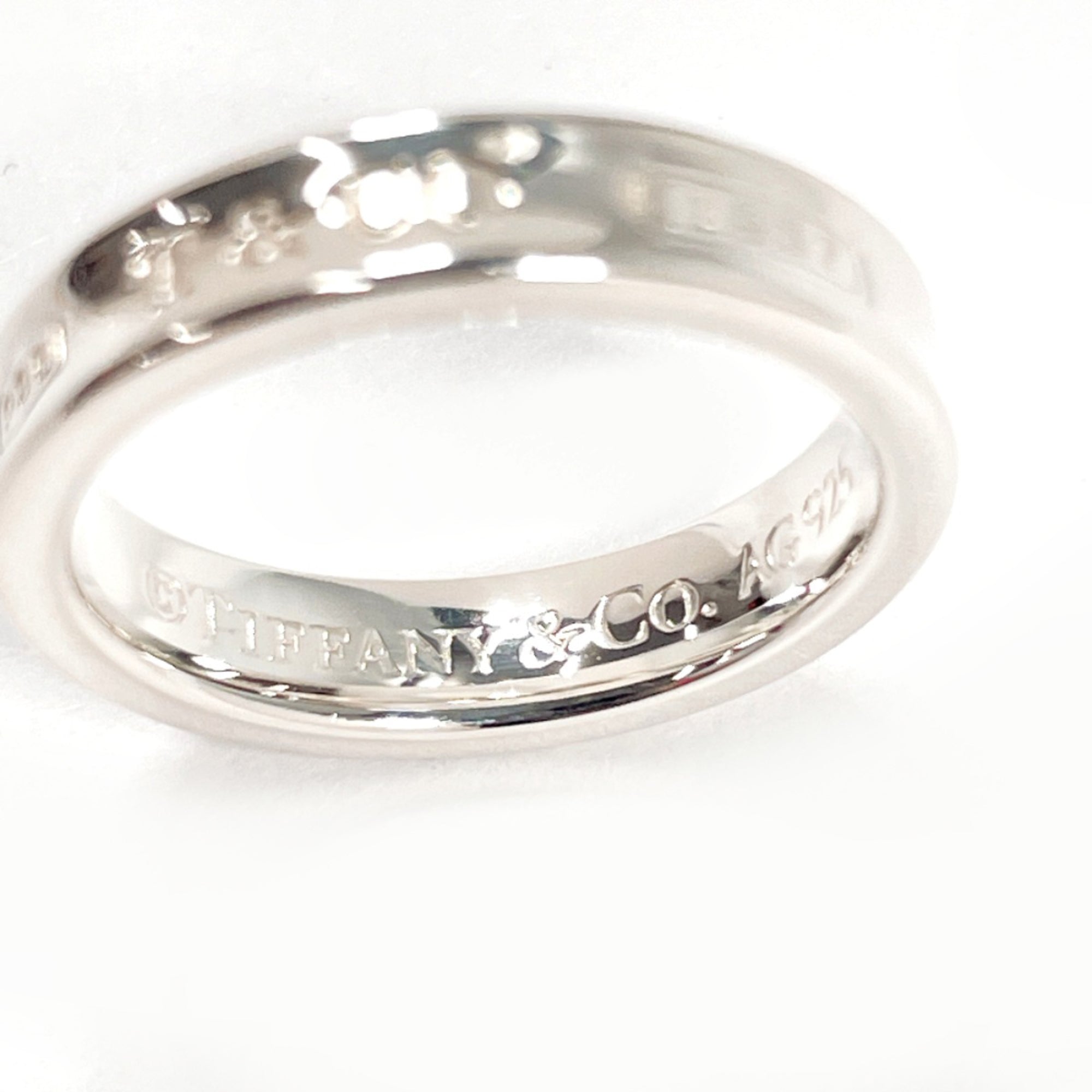 Tiffany Silver Silver 925 Band Ring (Pre-Owned)