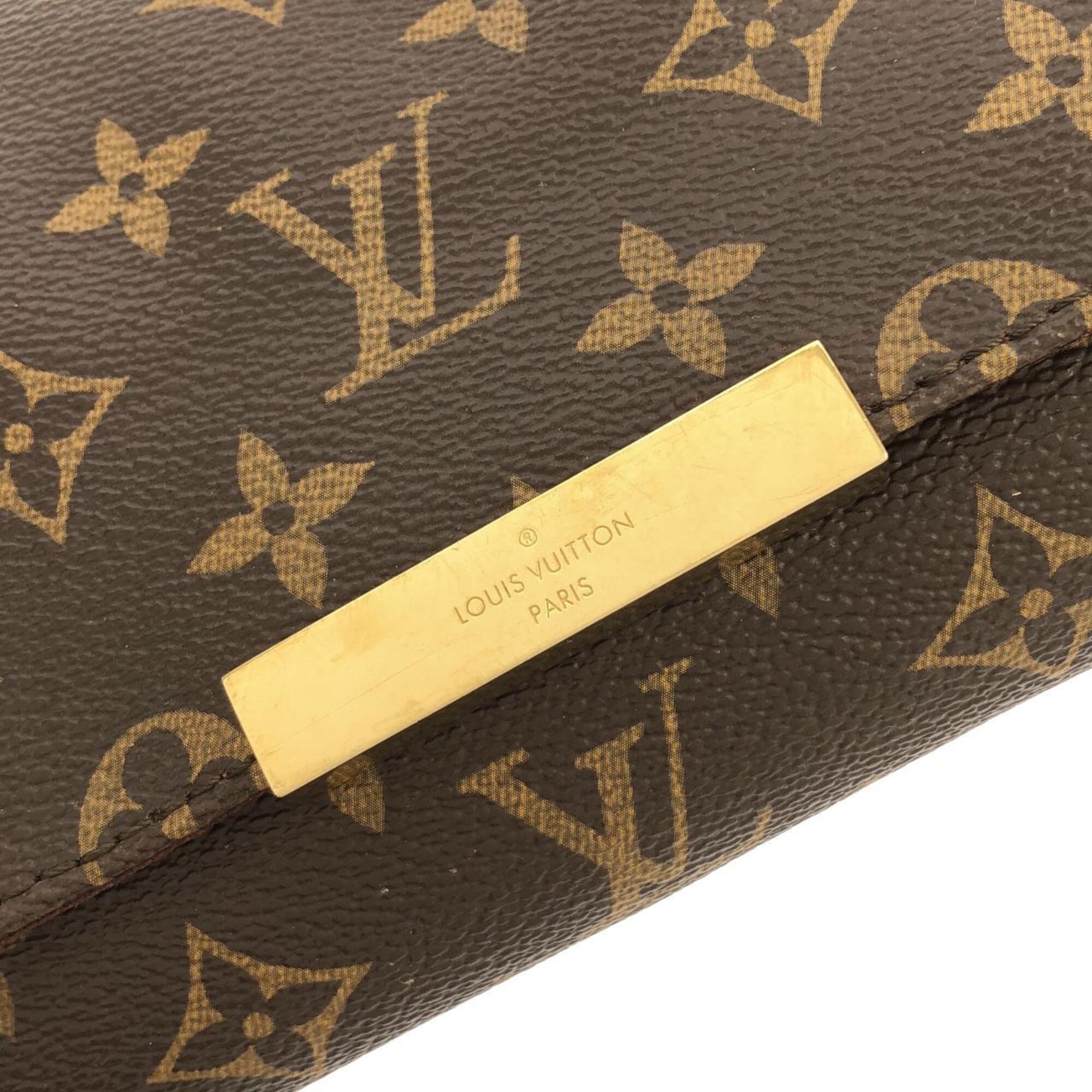 Louis Vuitton Marron Monogram Coated Canvas Shoulder Bag (Pre-Owned)