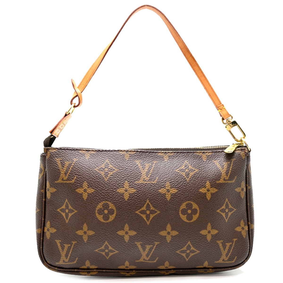 Louis Vuitton Brown Monogram Pochette Shoulder Bag (Pre-Owned)
