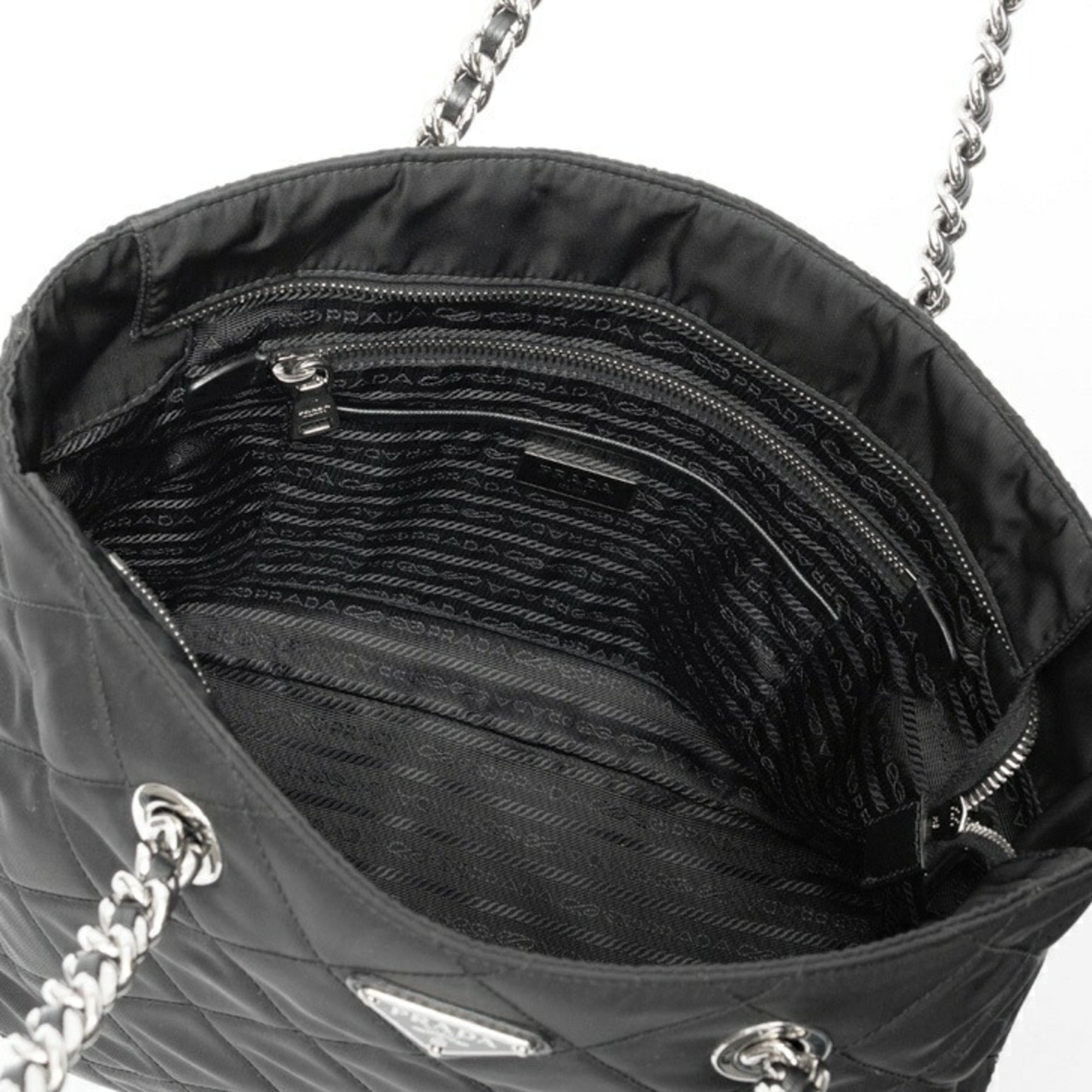 Prada Black Nylon Tote Bag (Pre-Owned)