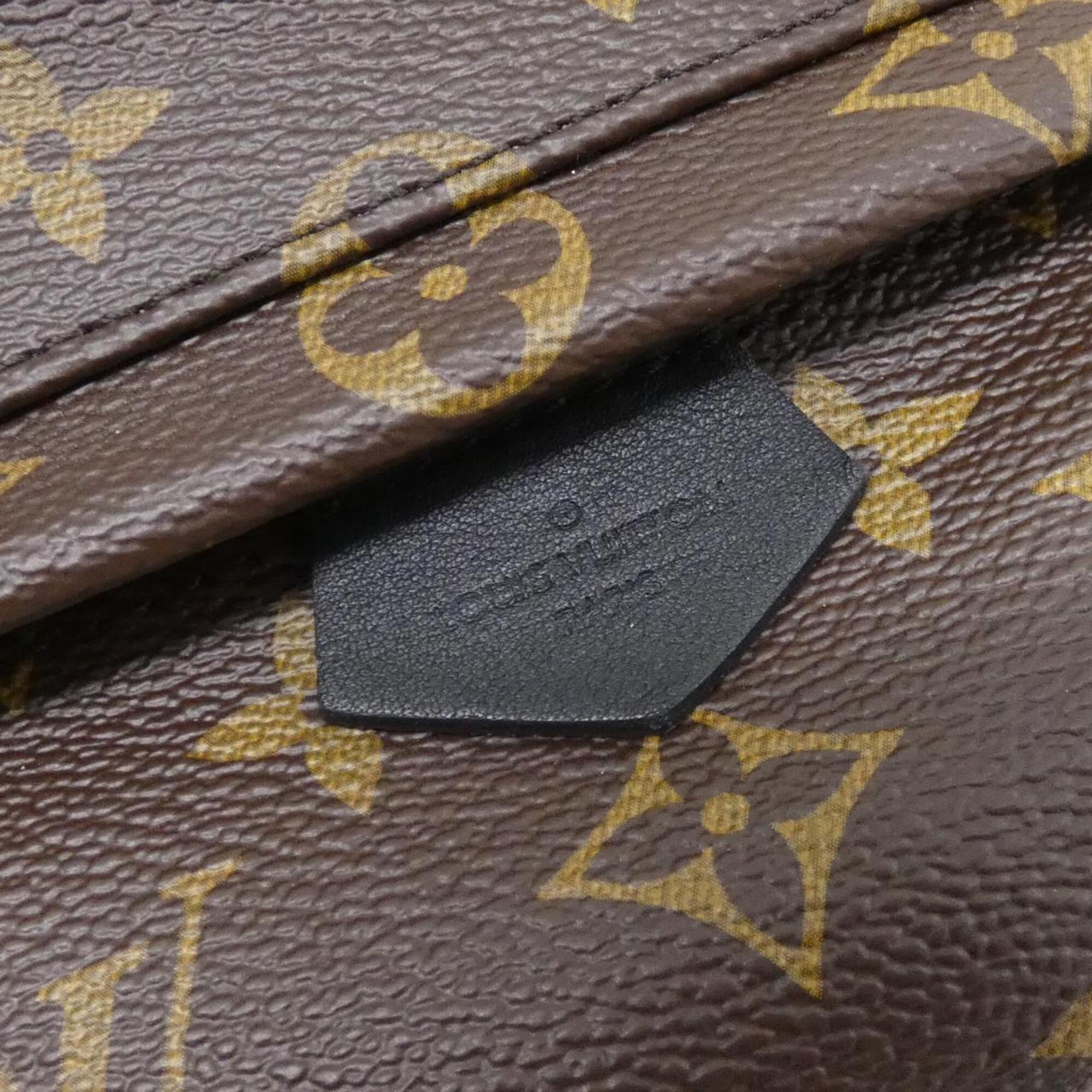 Louis Vuitton Brown Coated Canvas Backpack (Pre-Owned)