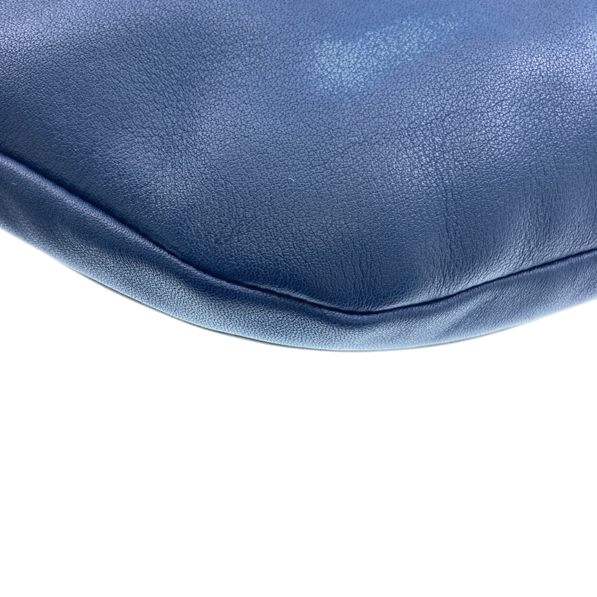Coach Blue Leather Sling Bag (Pre-Owned)