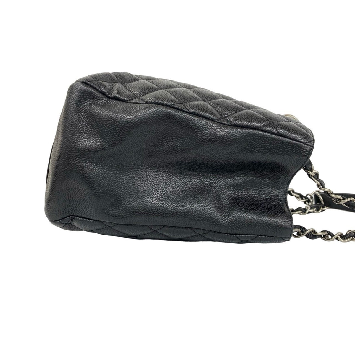 Chanel Black Grained Calfskin Tote Bag (Pre-Owned)