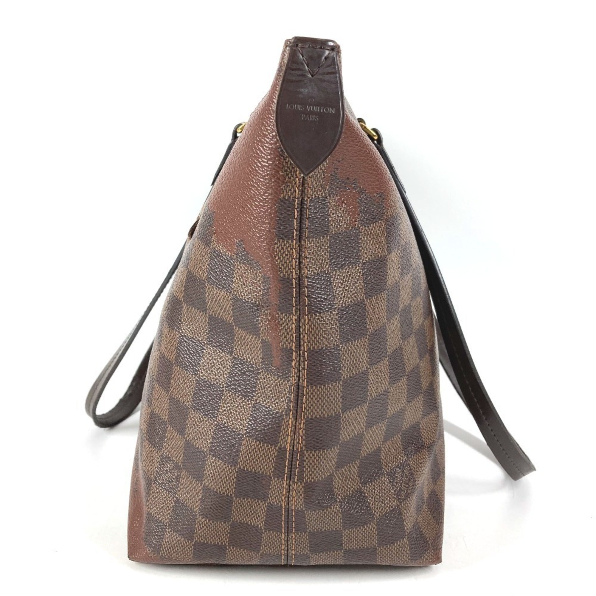 Louis Vuitton Damier Brown Ebene Damier Canvas Shoulder Bag Tote Bag (Pre-Owned)