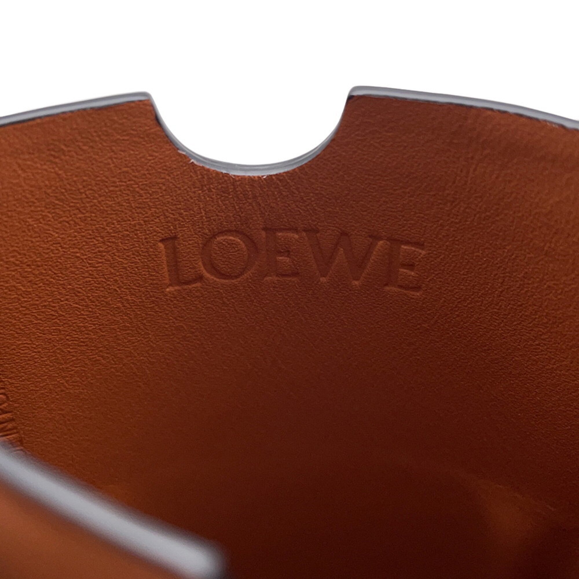 Loewe Brown Leather Handbag Pochette Pouch (Pre-Owned)