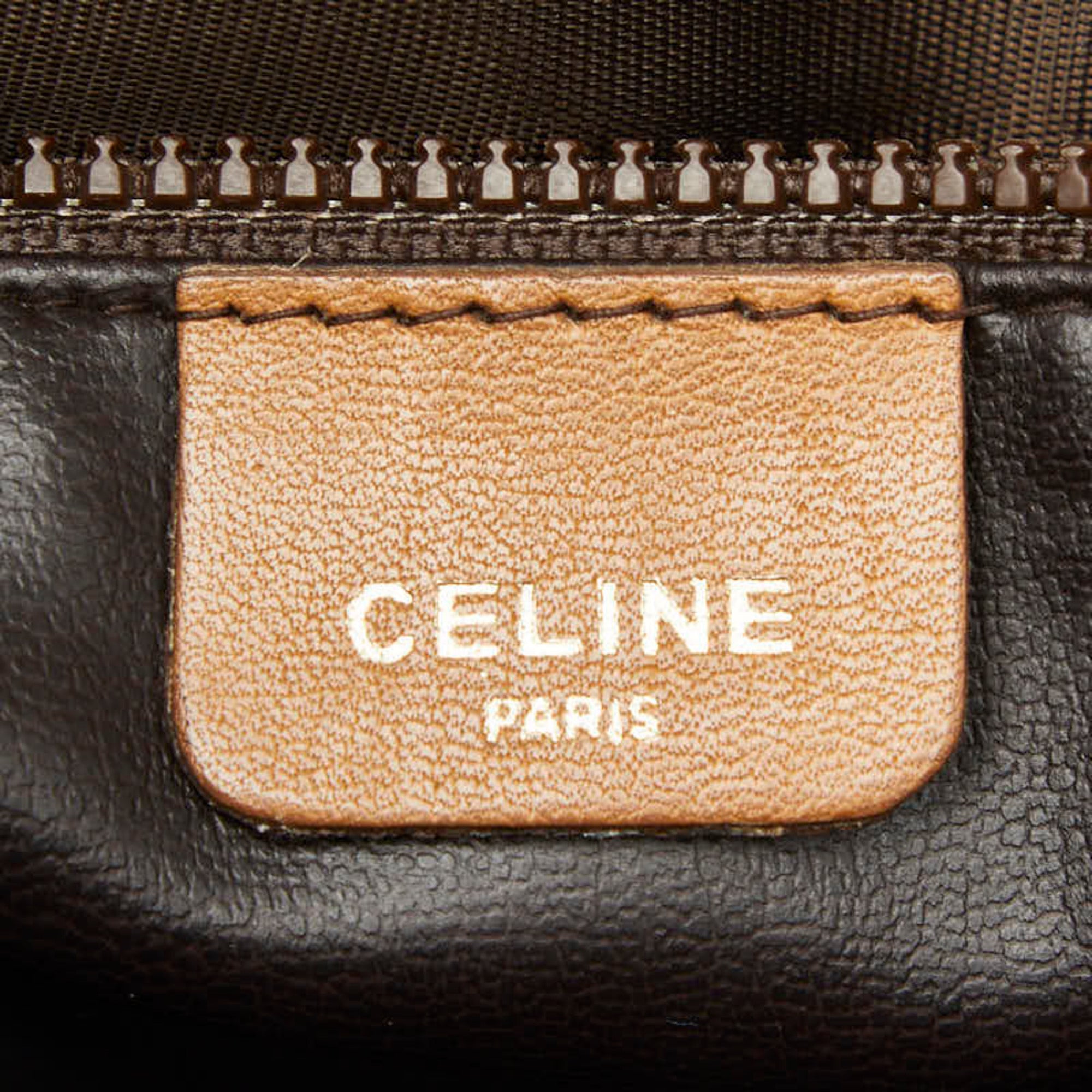 Celine Beige Pvc Leather Shoulder Bag (Pre-Owned)
