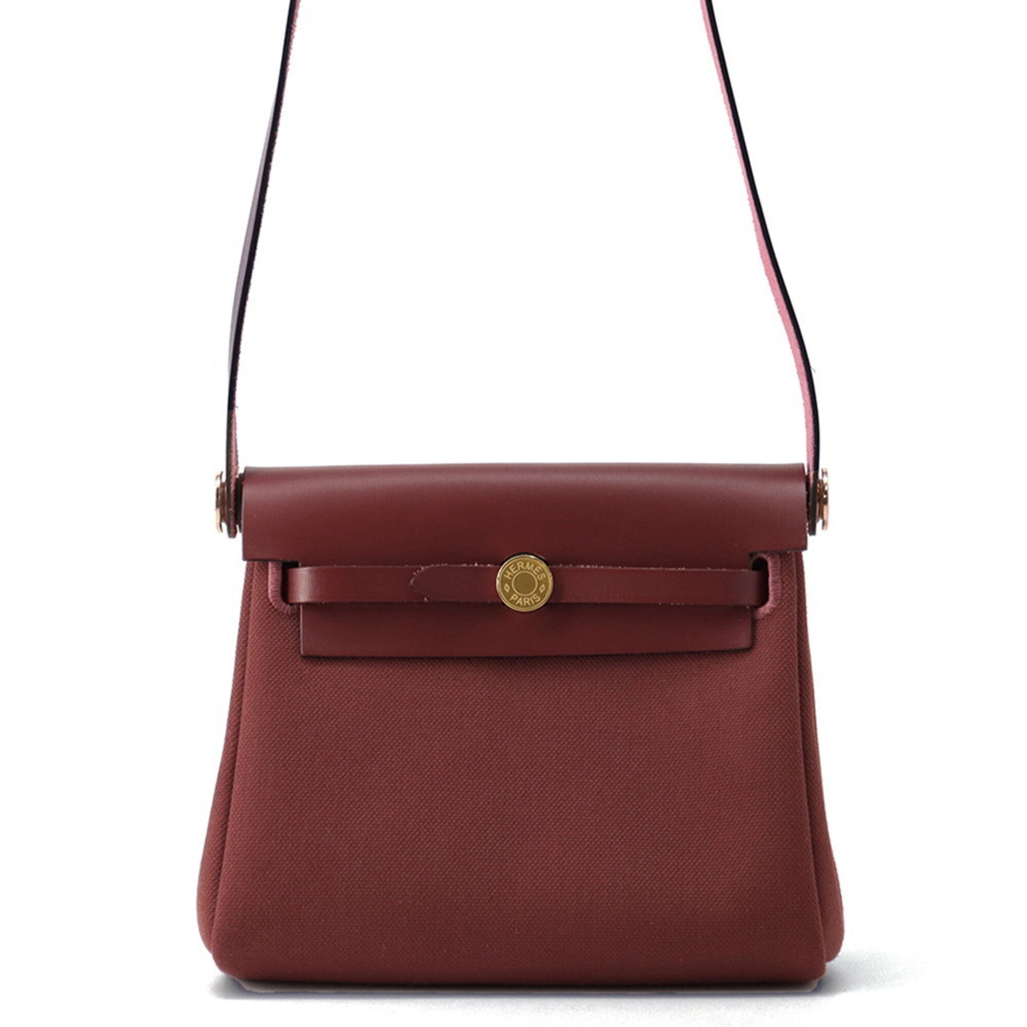 Hermes Kara Rouge H Handbag Shoulder Bag (Pre-Owned)