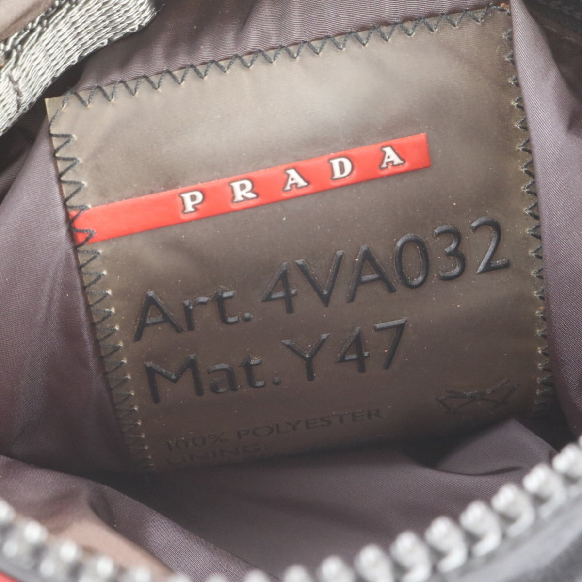 Pradasports Black Leather Nylon Messenger Bag Shoulder Bag (Pre-Owned)