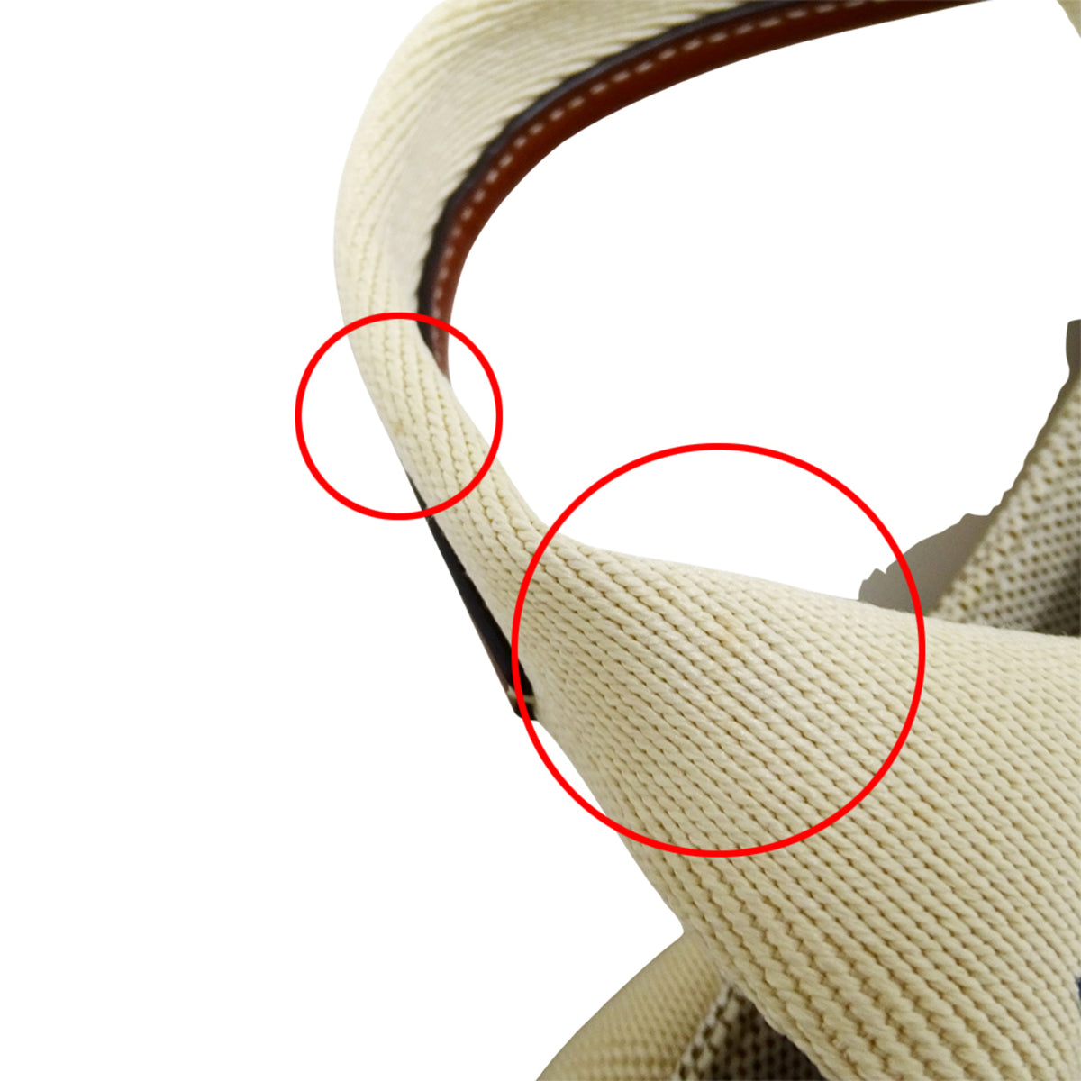 Chloé Beige Brown Canvas Handbag Shoulder Bag Tote Bag (Pre-Owned)