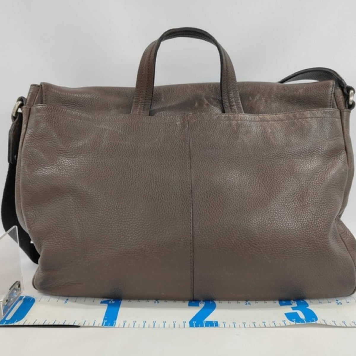 Coach Brown Leather Briefcase (Pre-Owned)