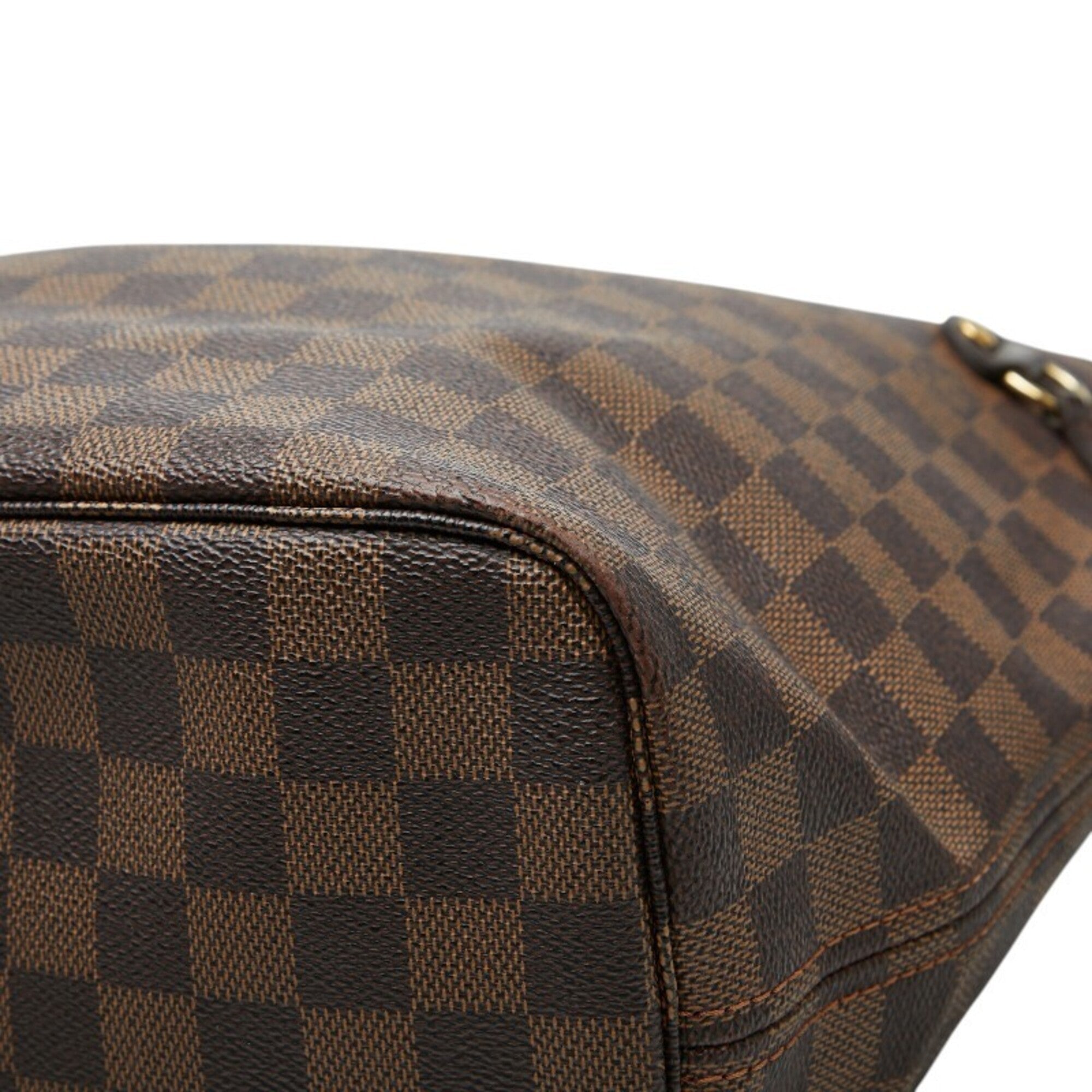 Louis Vuitton Brown Pvc Leather Shoulder Bag Tote Bag (Pre-Owned)