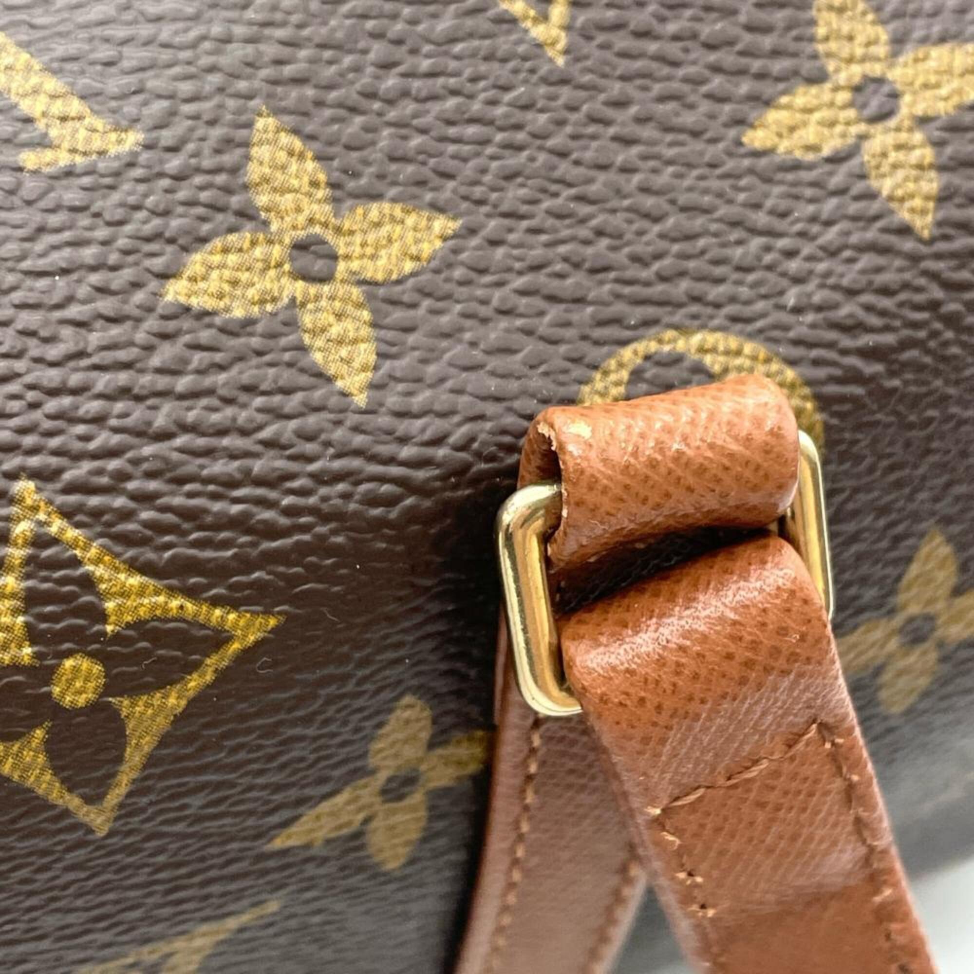 Louis Vuitton Brown Monogram Canvas Handbag Pouch (Pre-Owned)