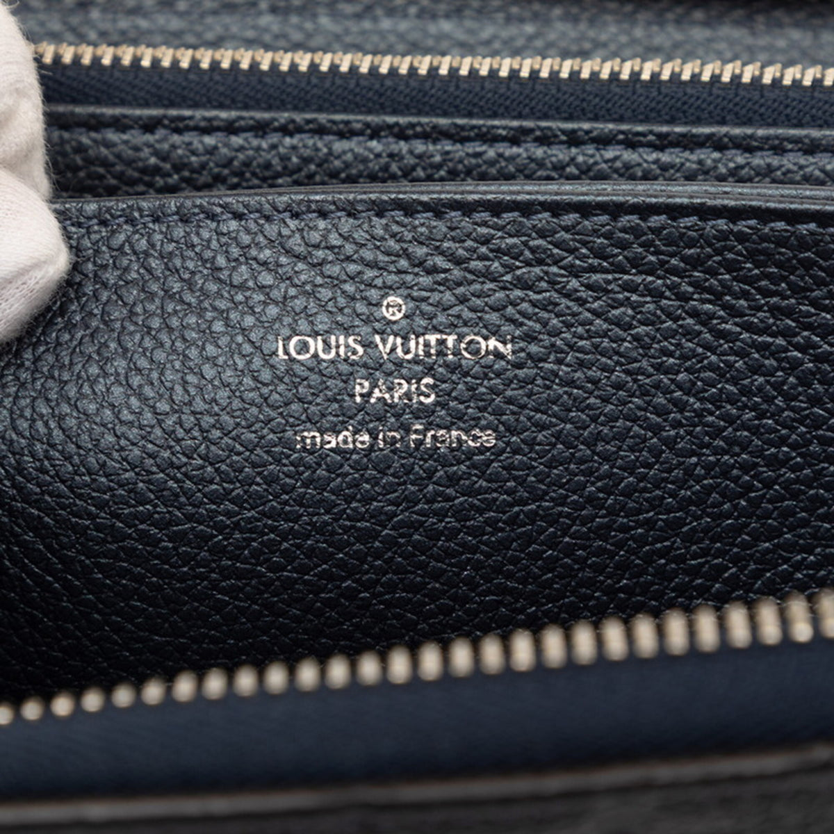 Louis Vuitton Monogram Empreinte Marine Metallic Blue Leather Coin Purse/Coin Case (Pre-Owned)