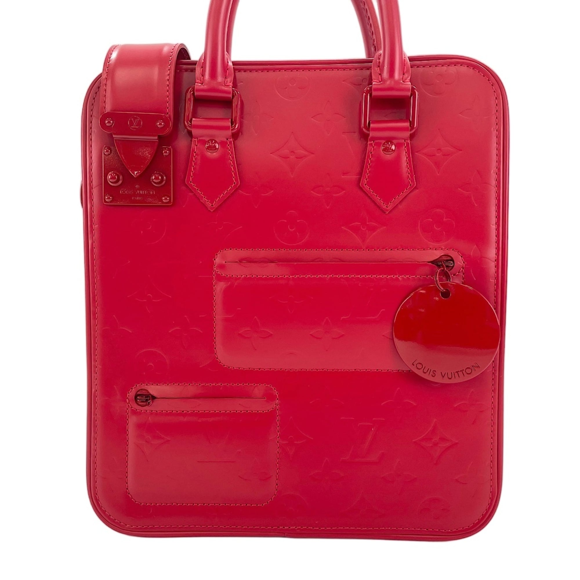 Louis Vuitton Red Color Handbag (Pre-Owned)