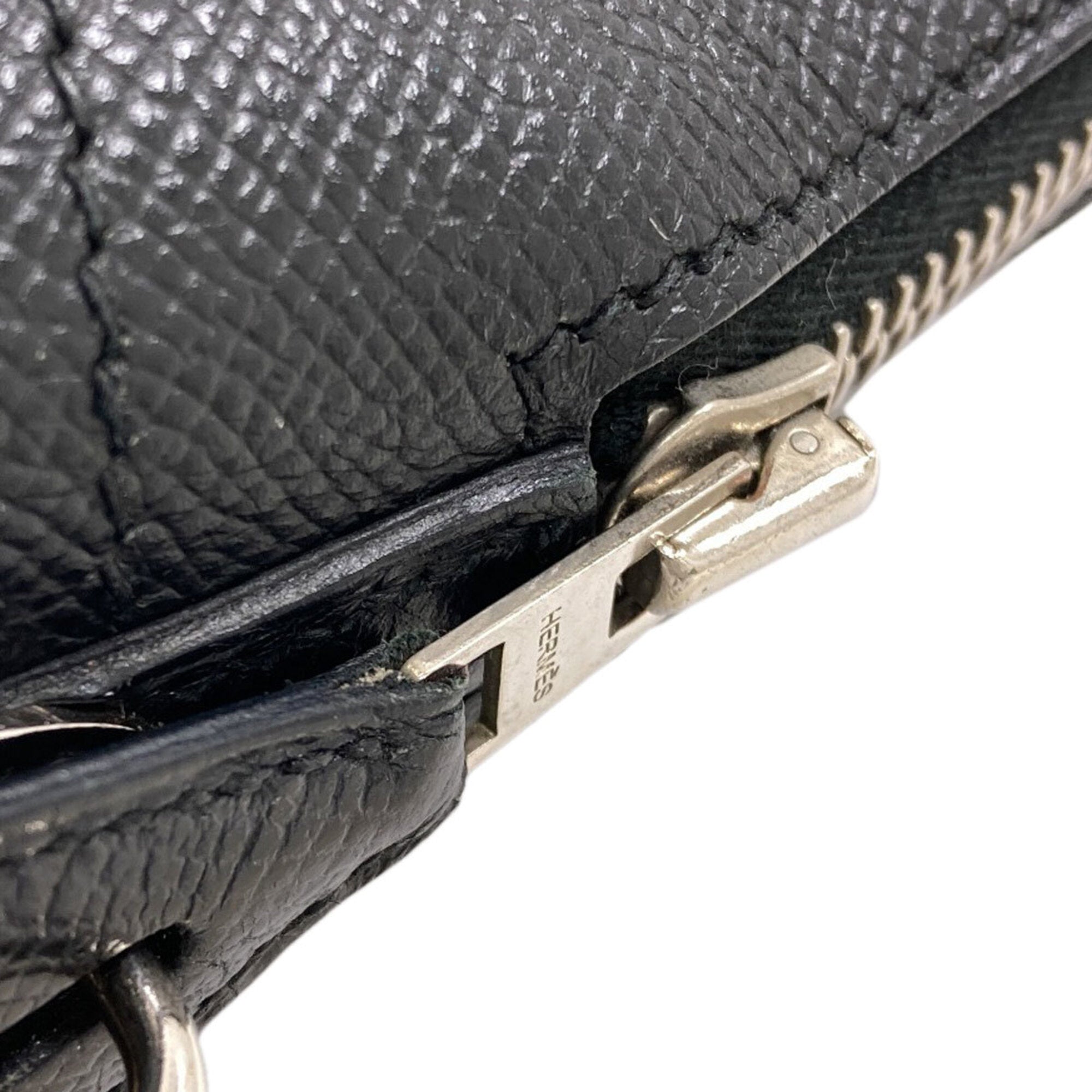 Hermes Black Epsom Leather Handbag (Pre-Owned)