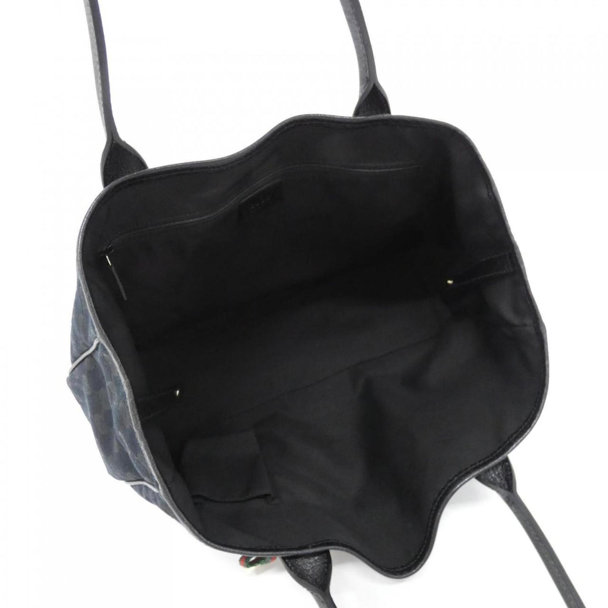 Gucci Black Gg Canvas Handbag (Pre-Owned)