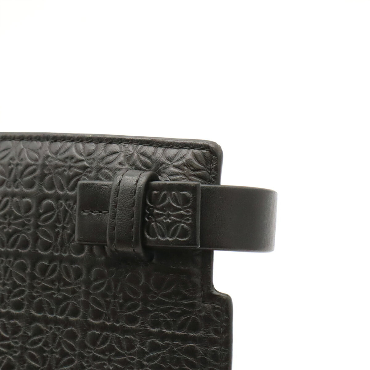Loewe Black Leather Clutch Bag Pouch (Pre-Owned)