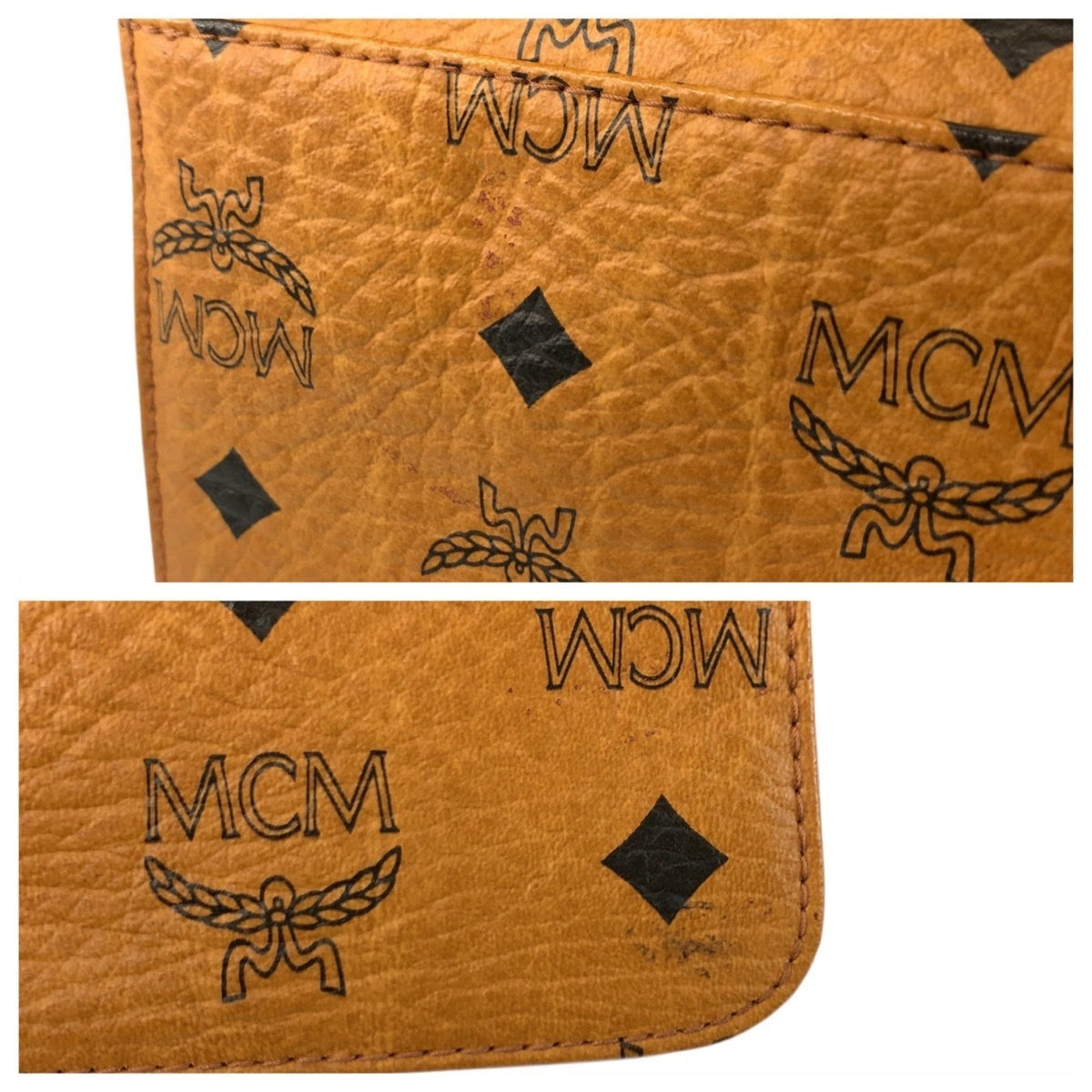 Mcm Brown Leather Handbag Shoulder Bag (Pre-Owned)