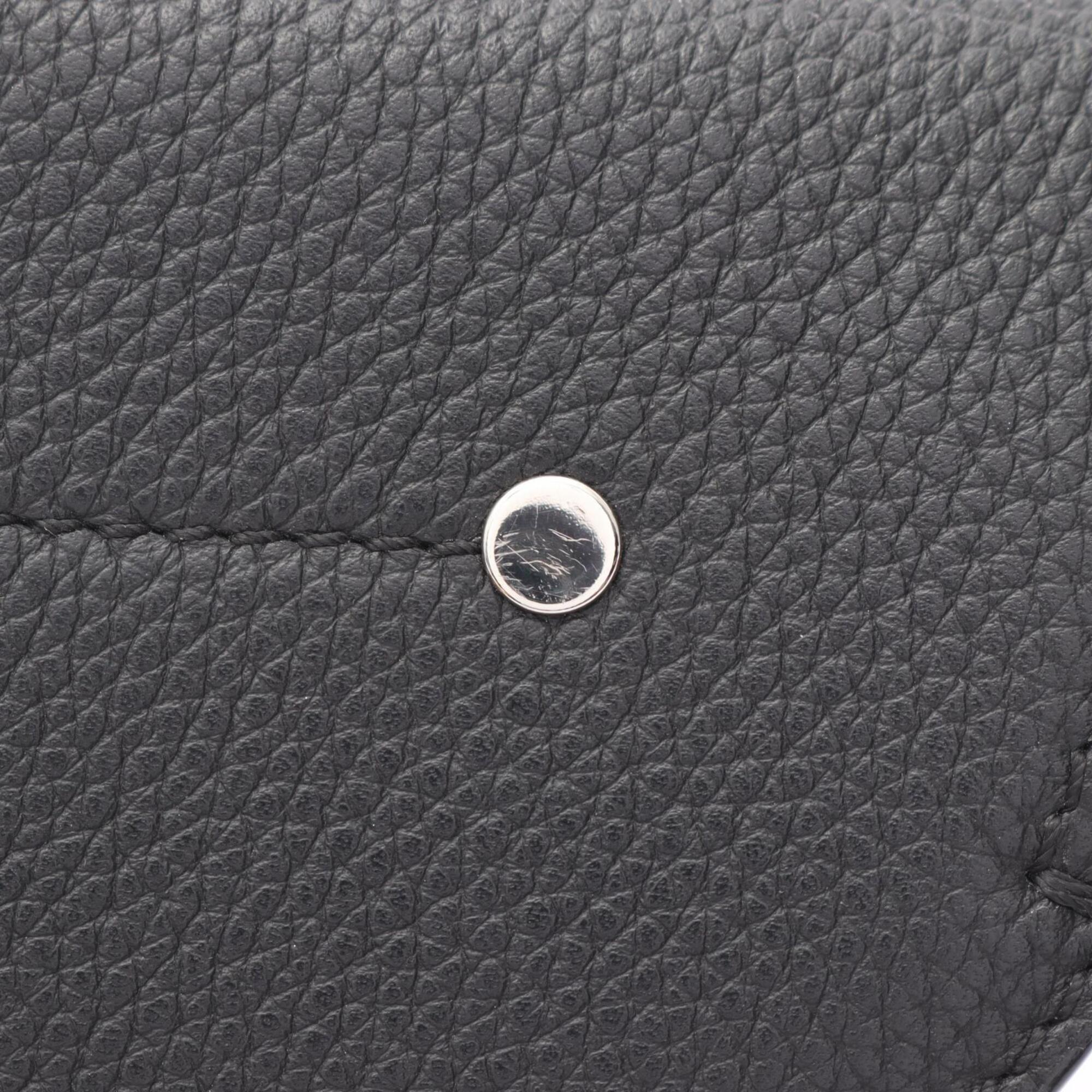 Christian Dior Black Leather Fanny Pack Handbag Saddle Bag (Pre-Owned)