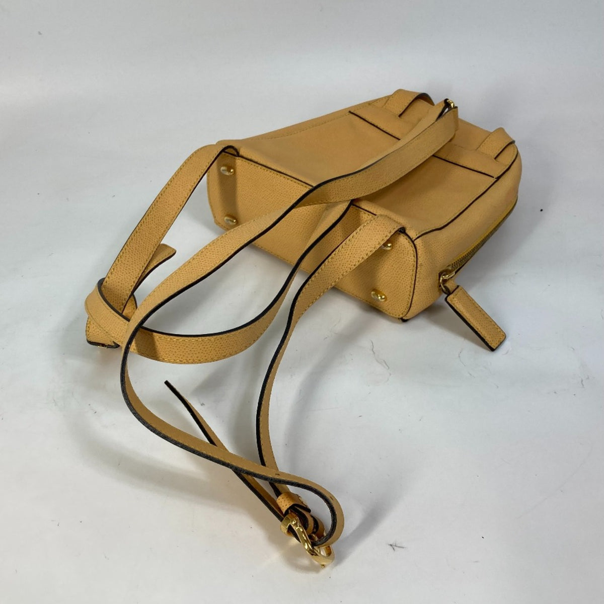 Celine Beige Leather Backpack (Pre-Owned)