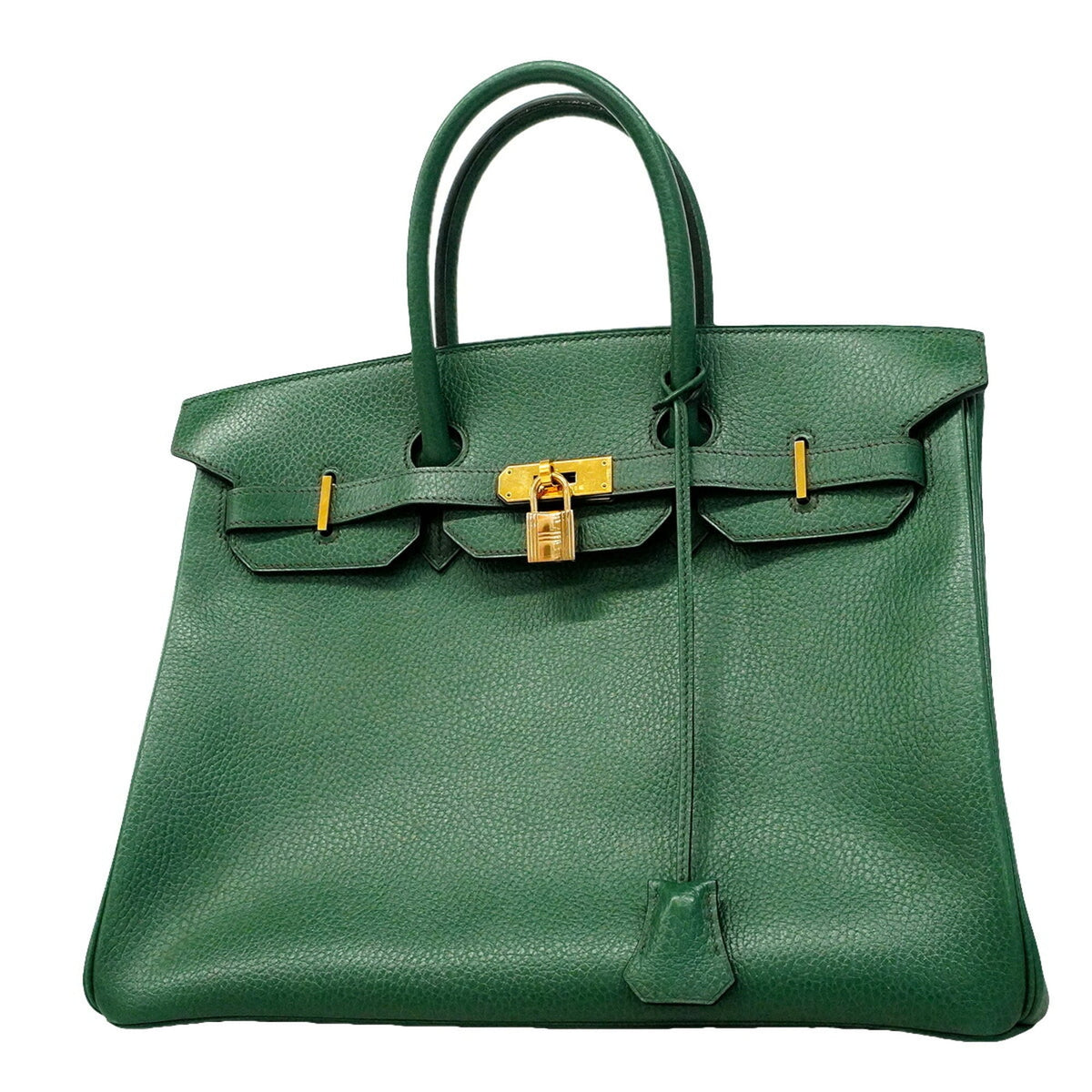 Hermes Green Ardennes Leather Handbag (Pre-Owned)
