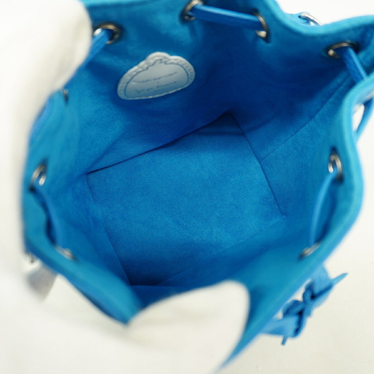 Louis Vuitton Blanc Blue Handbag (Pre-Owned)