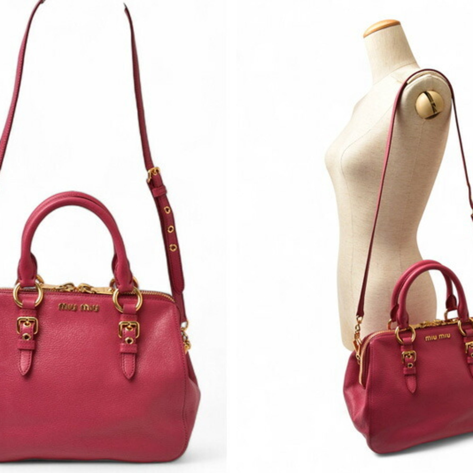 Miu Miu Pink Handbag Shoulder Bag (Pre-Owned)