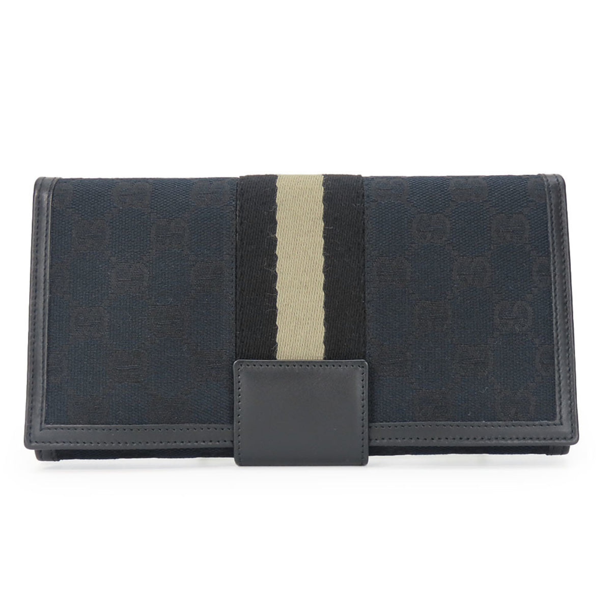Gucci Black Gg Canvas Coin Purse/Coin Case (Pre-Owned)